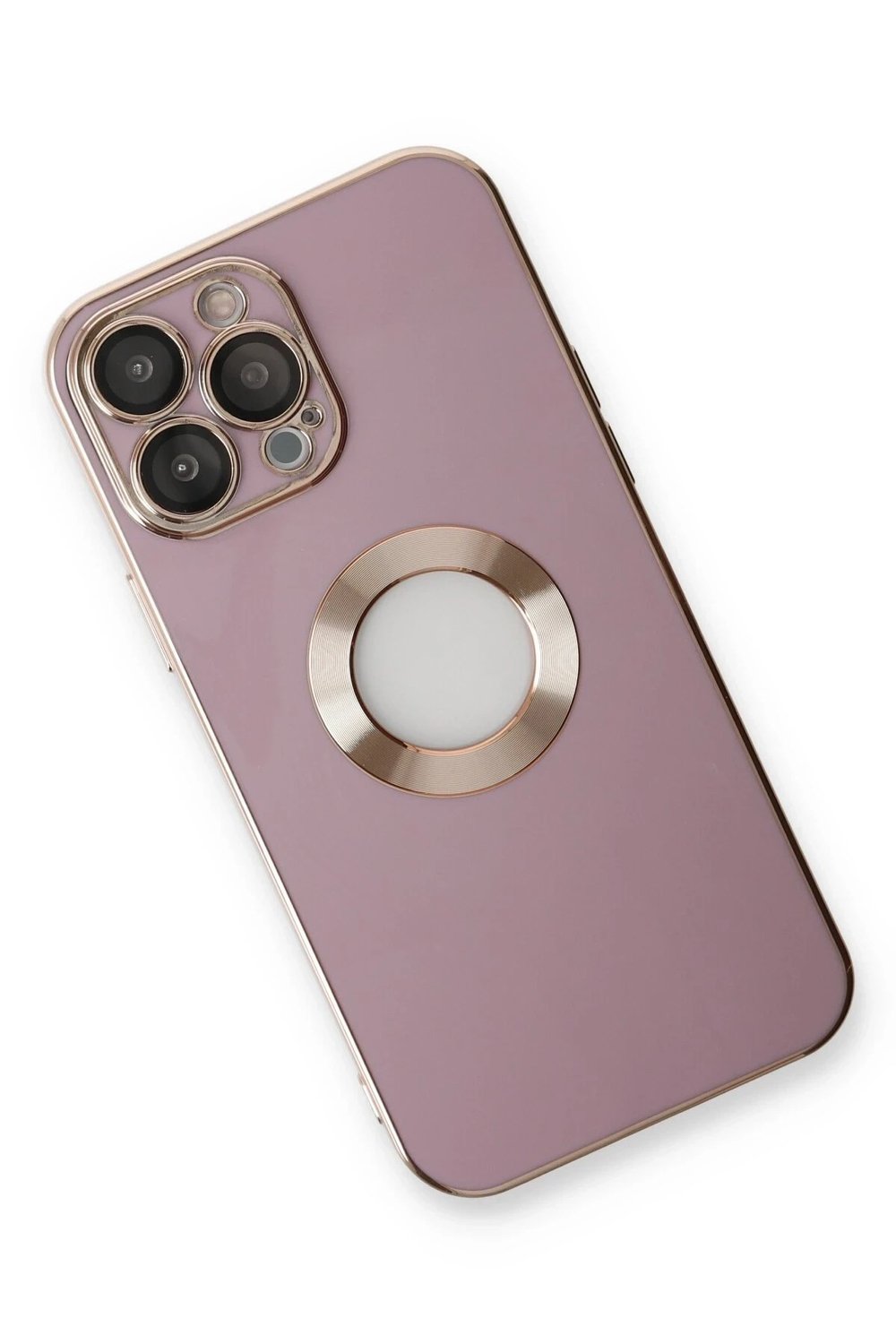 Mey İthalat®  iPhone 13 Pro Kılıf Store Silikon - Mor