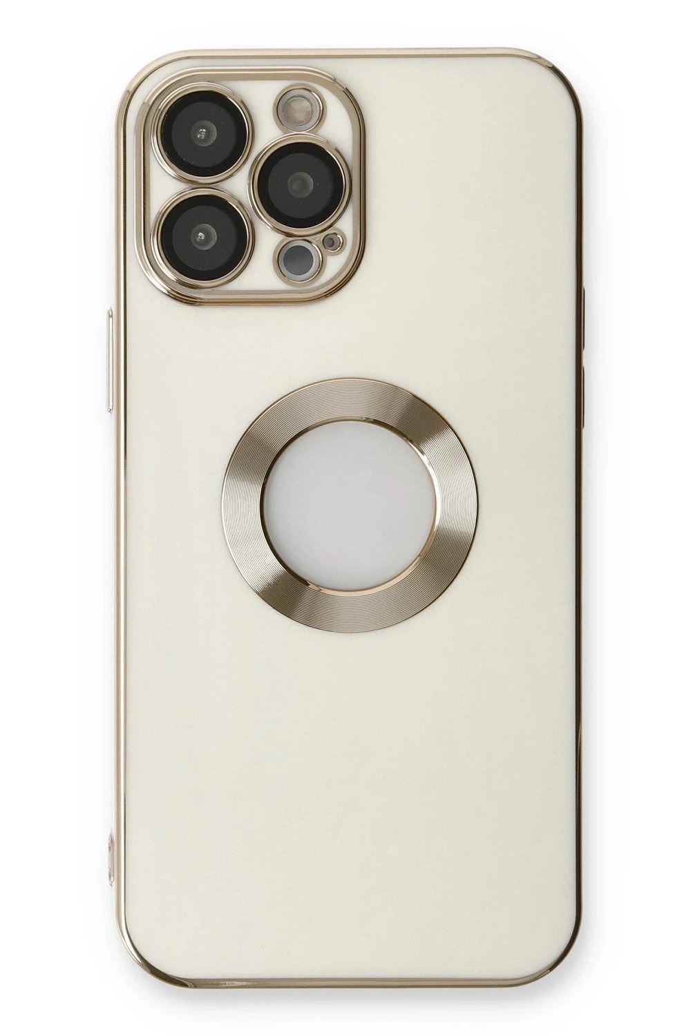 Mey İthalat®  iPhone 13 Pro Kılıf Store Silikon - Beyaz