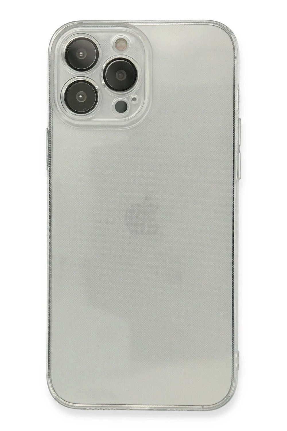 Mey İthalat®  iPhone 13 Pro Max Kılıf Fly Lens Silikon - Şeffaf