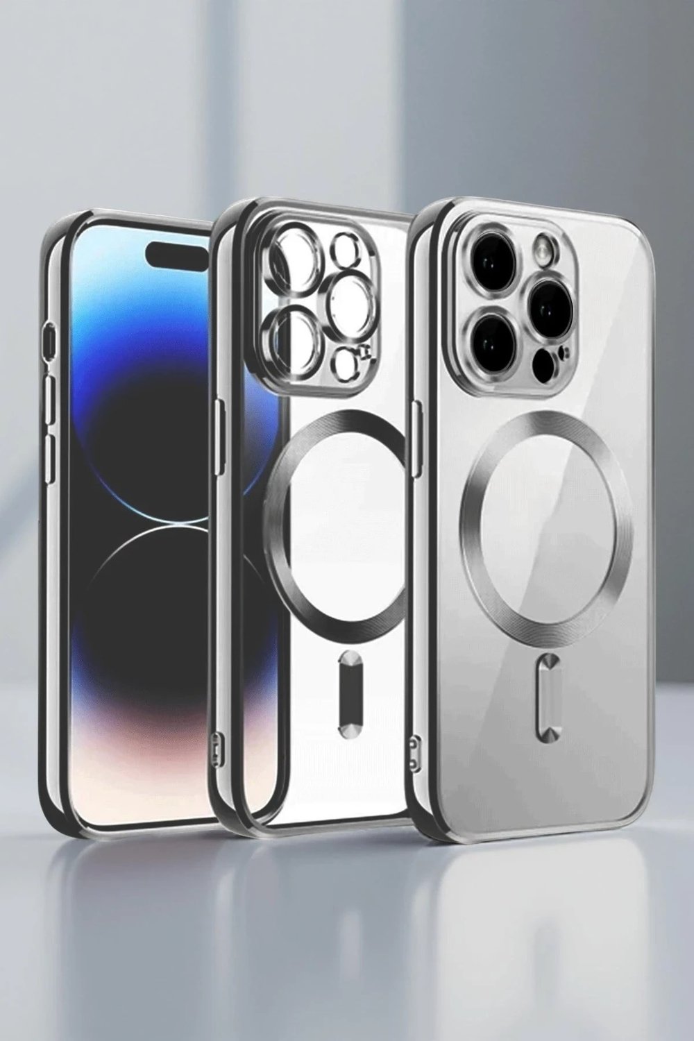Mey İthalat®  iPhone 13 Pro Max Kılıf Kross Magneticsafe Kapak - Mor