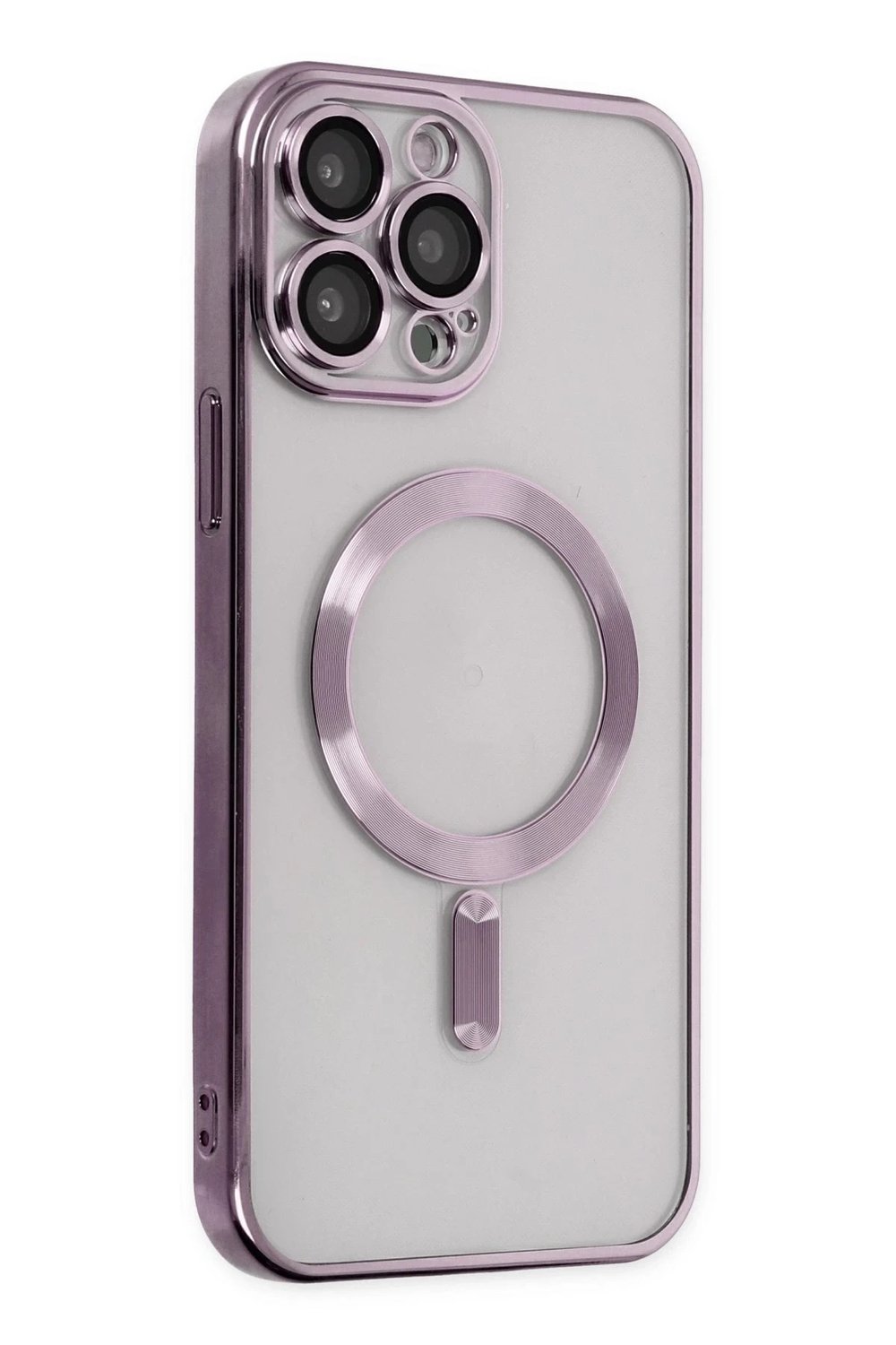 Mey İthalat®  iPhone 13 Pro Max Kılıf Kross Magneticsafe Kapak - Mor