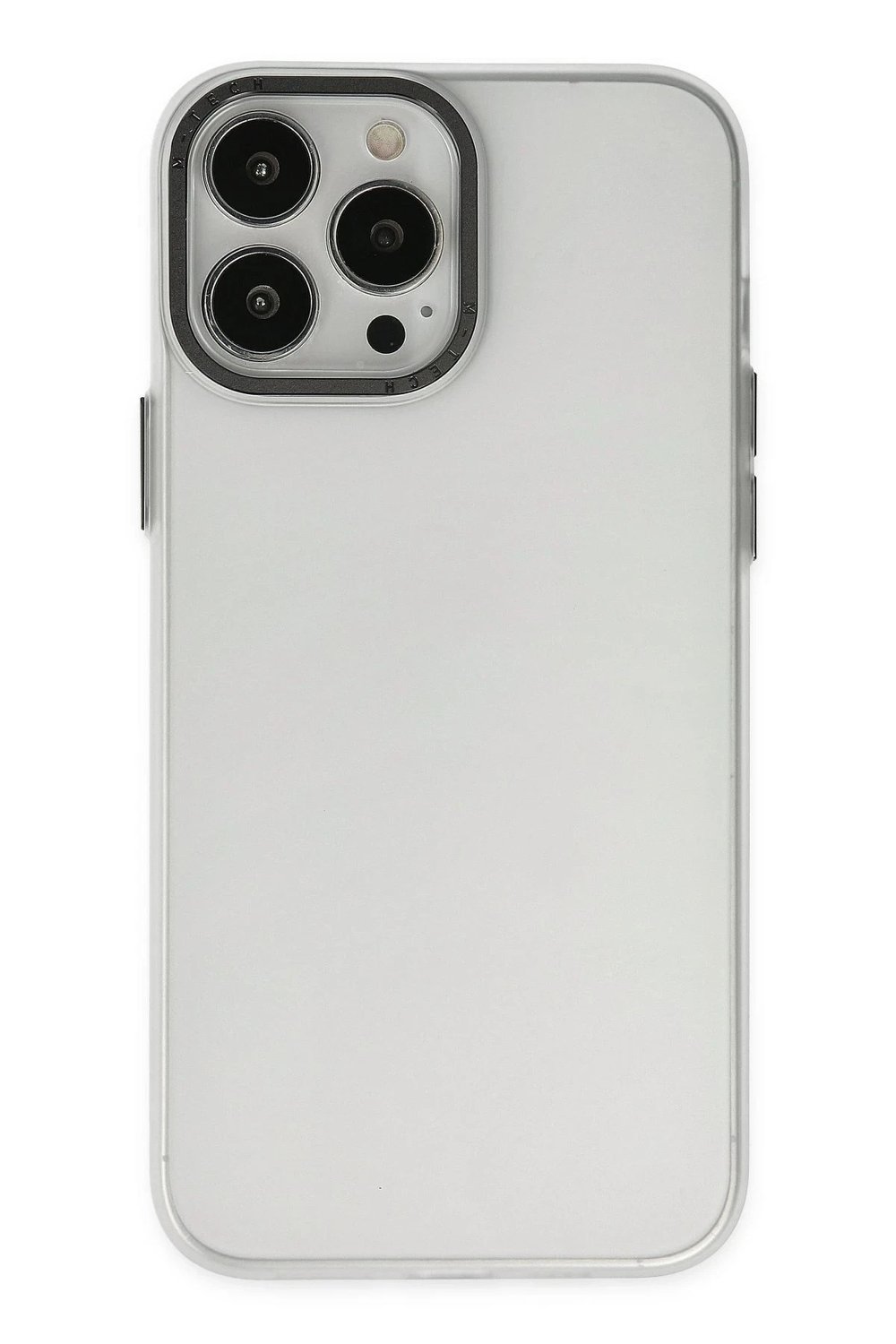 Mey İthalat®  iPhone 13 Pro Max Kılıf Modos Metal Kapak - Şeffaf