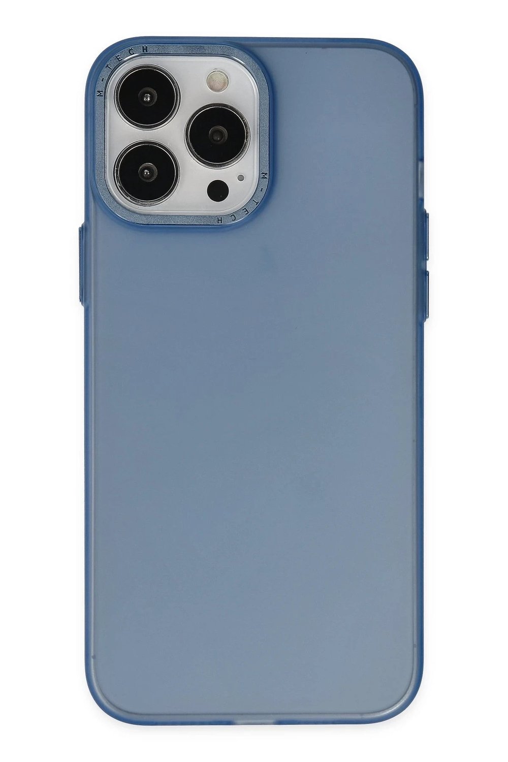 Mey İthalat®  iPhone 13 Pro Max Kılıf Modos Metal Kapak - Lacivert