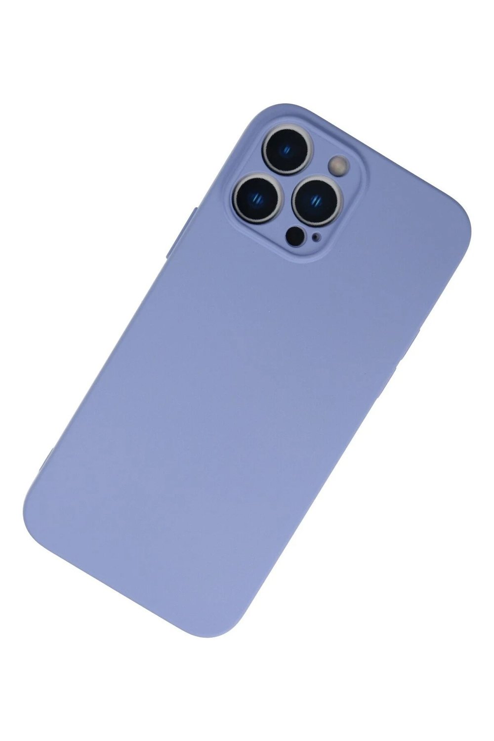 Mey İthalat®  iPhone 13 Pro Max Kılıf Nano içi Kadife Silikon - Lila
