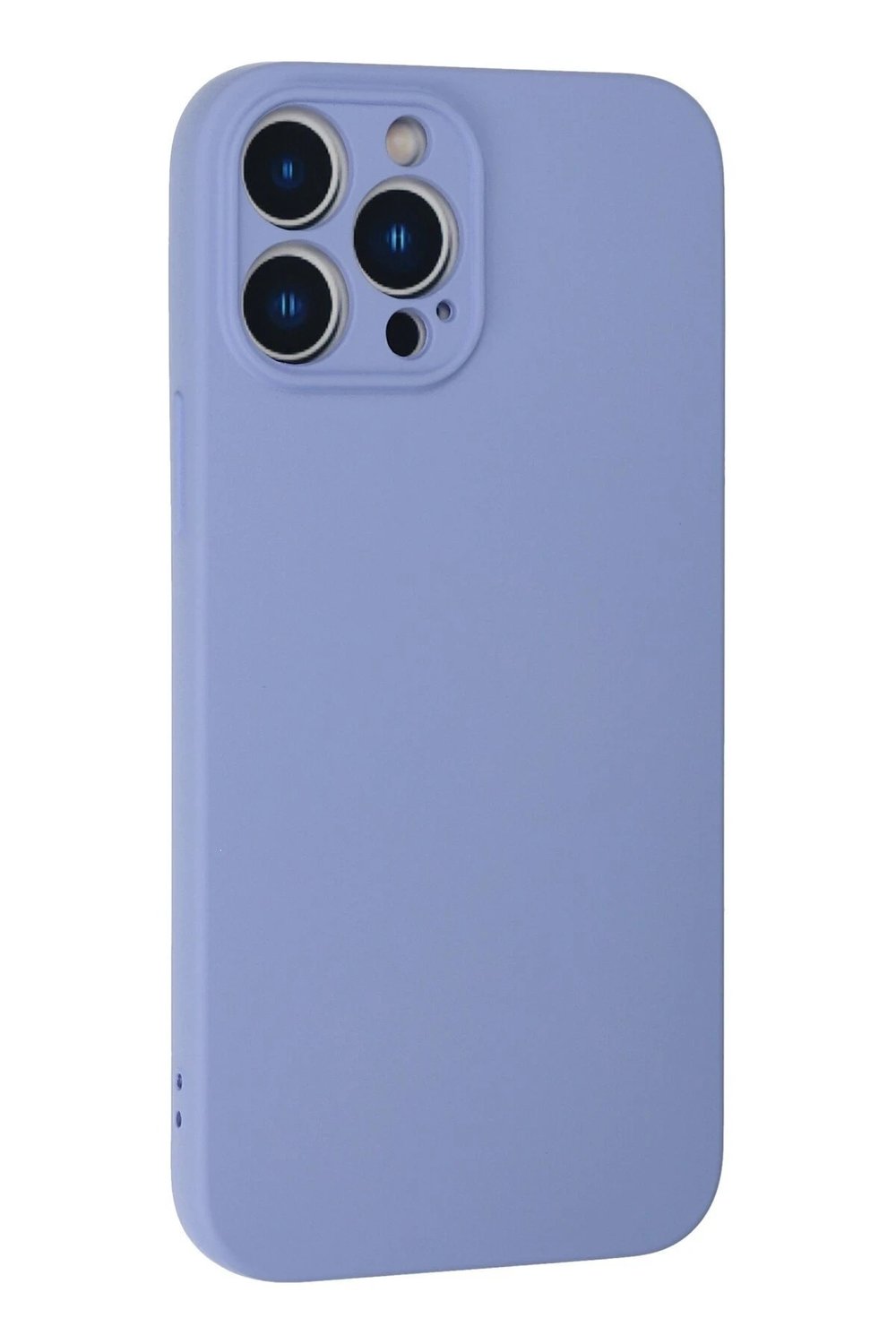 Mey İthalat®  iPhone 13 Pro Max Kılıf Nano içi Kadife Silikon - Lila