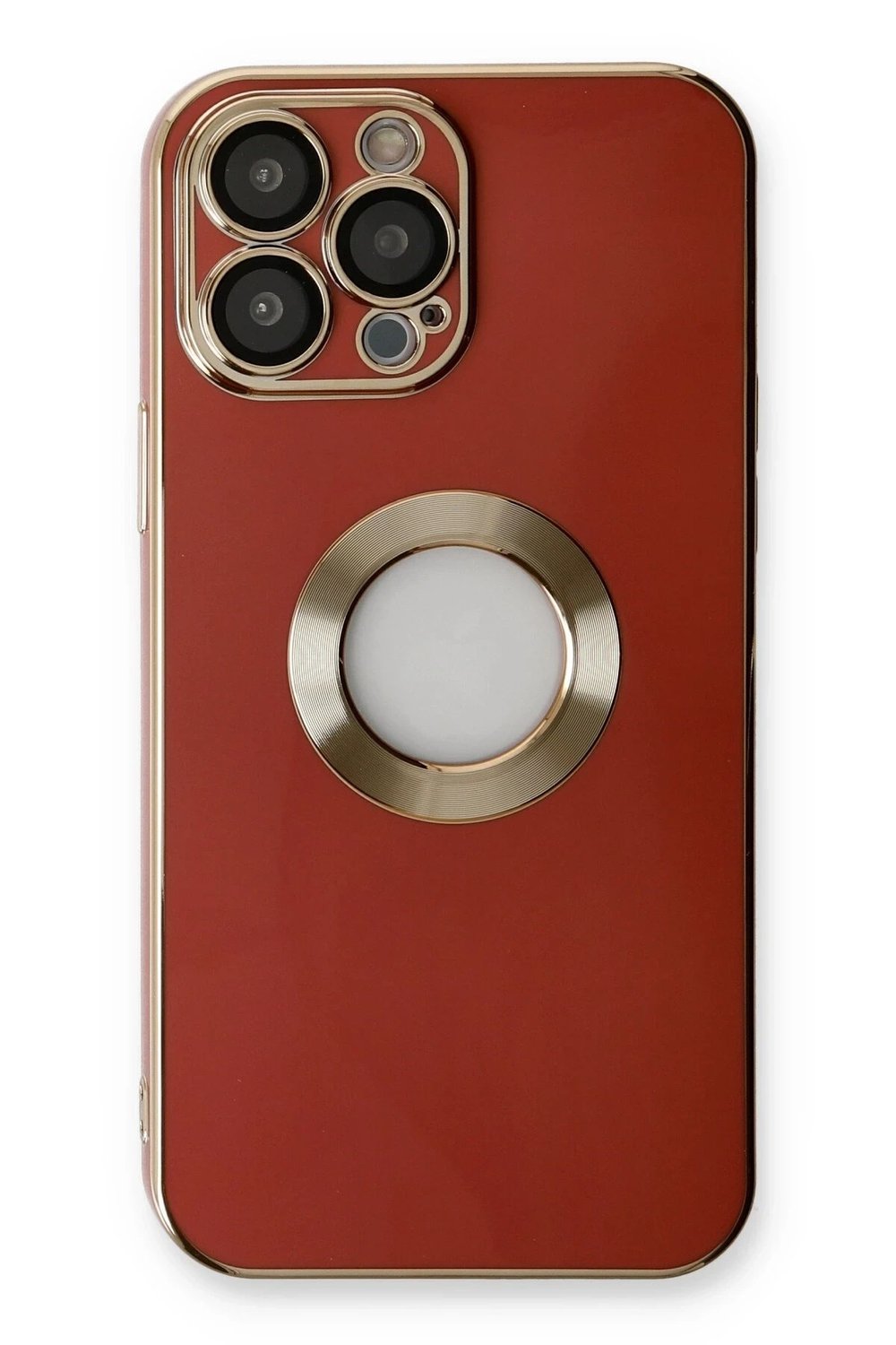 Mey İthalat®  iPhone 13 Pro Max Kılıf Store Silikon - Kırmızı