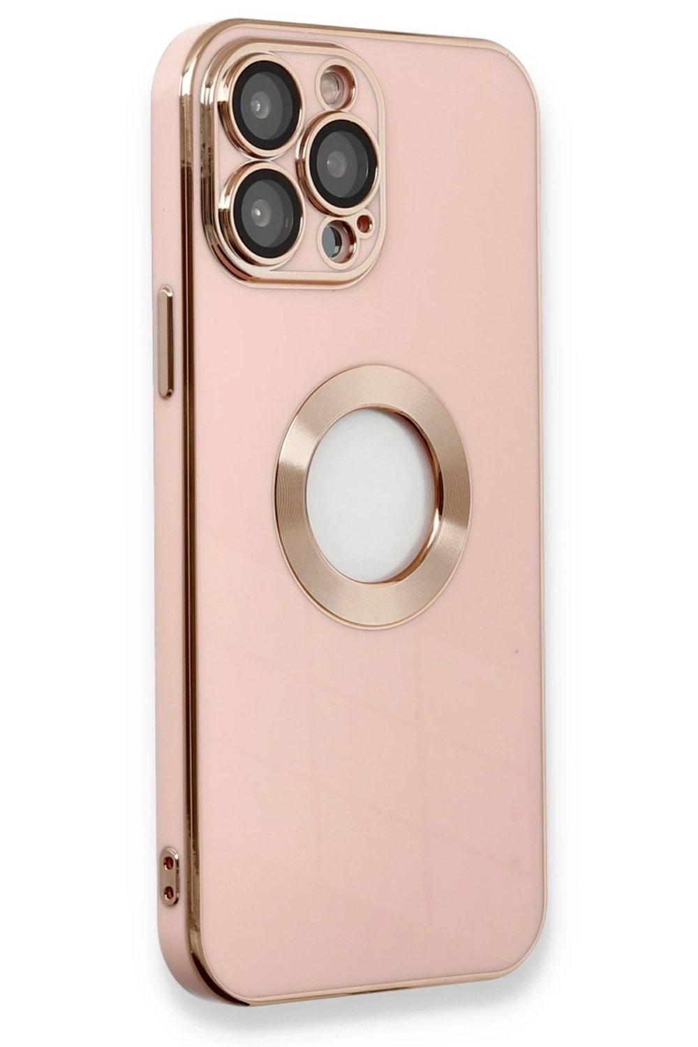 Mey İthalat®  iPhone 13 Pro Max Kılıf Store Silikon - Pembe