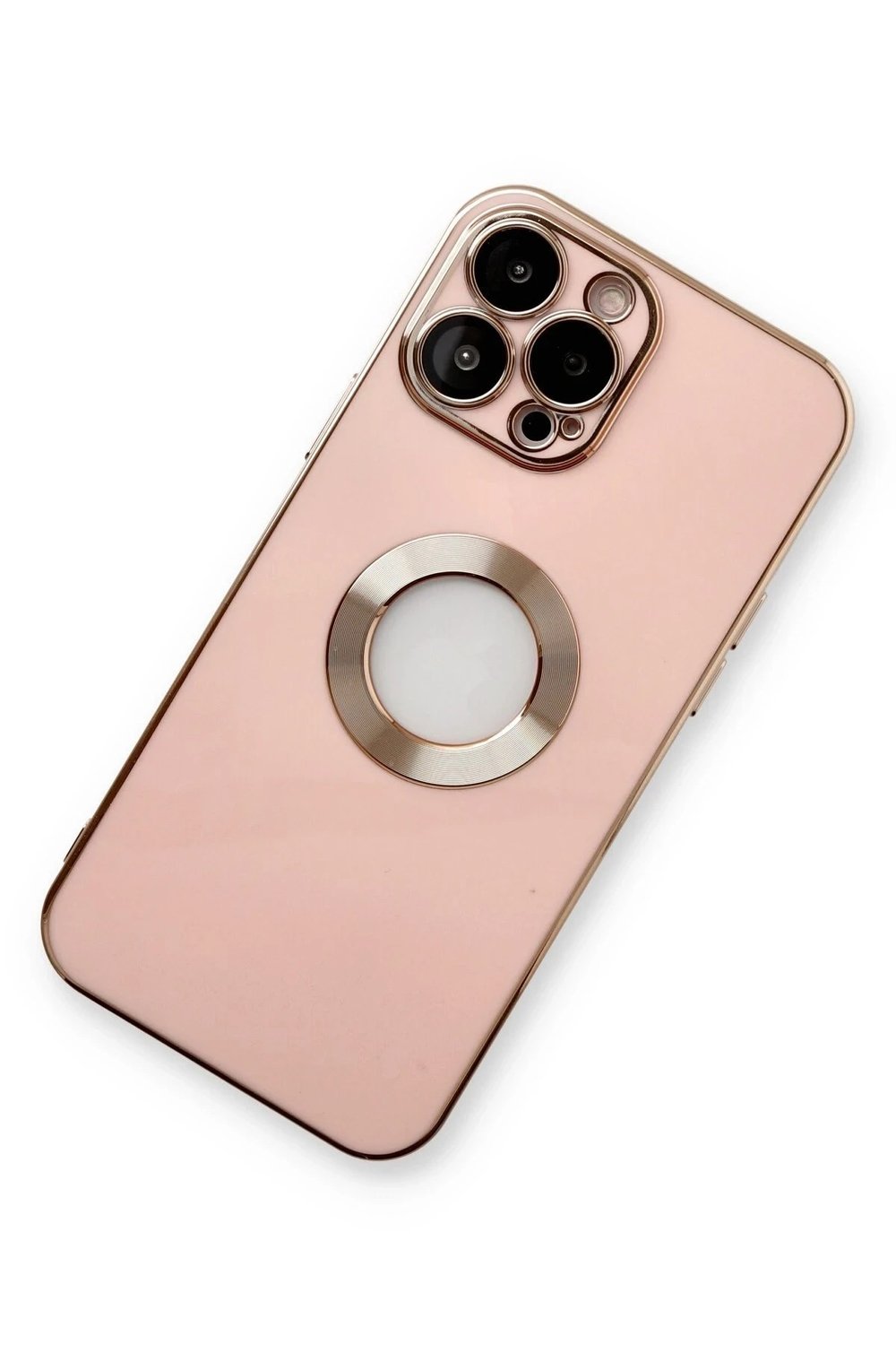 Mey İthalat®  iPhone 13 Pro Max Kılıf Store Silikon - Pembe