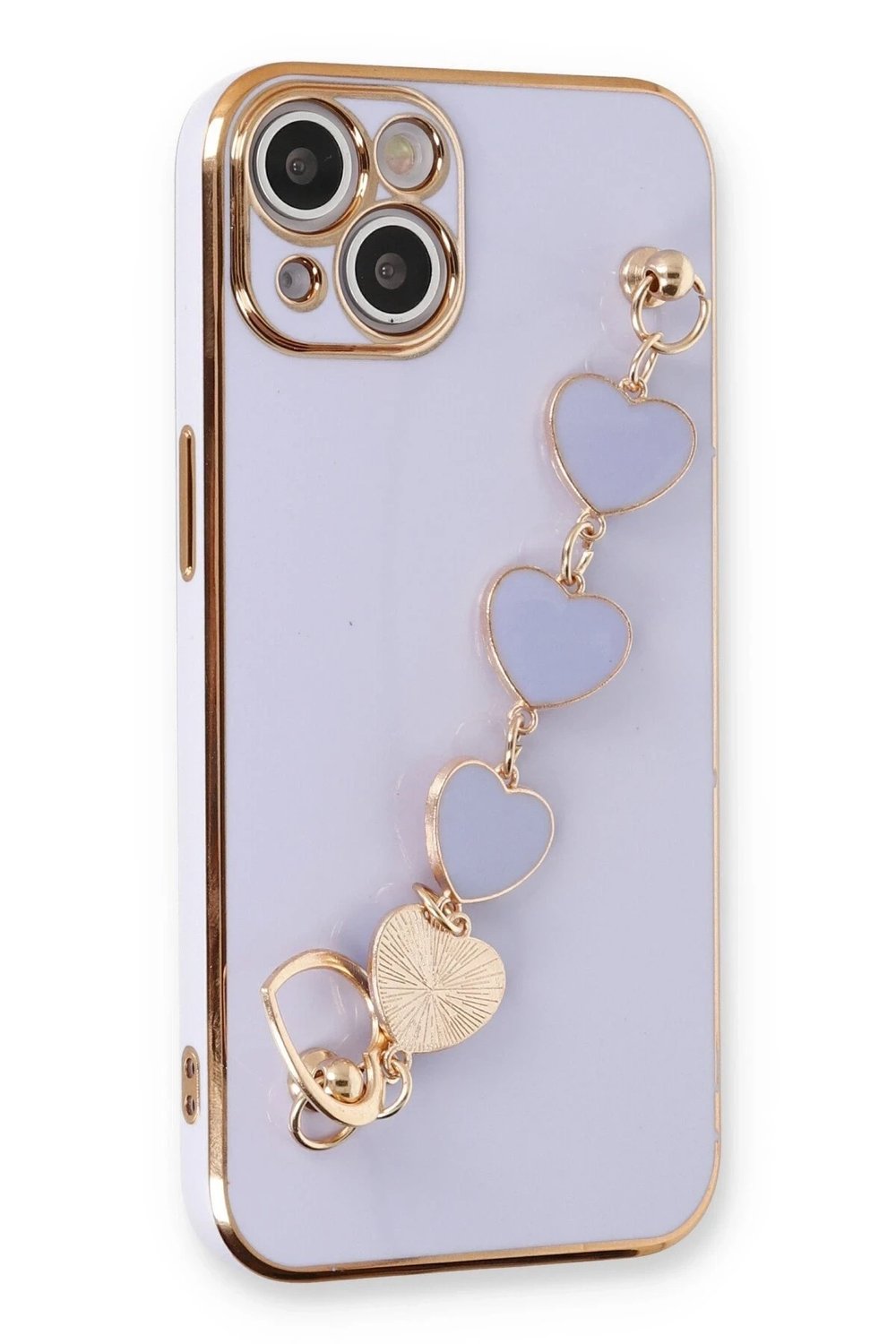 Mey İthalat®  iPhone 14 Kılıf Esila Silikon - Lila
