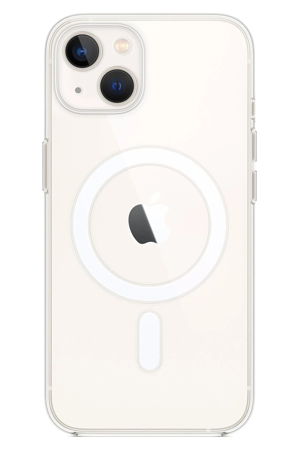 Mey İthalat®  iPhone 14 Kılıf Magneticsafe Şeffaf Silikon - Şeffaf