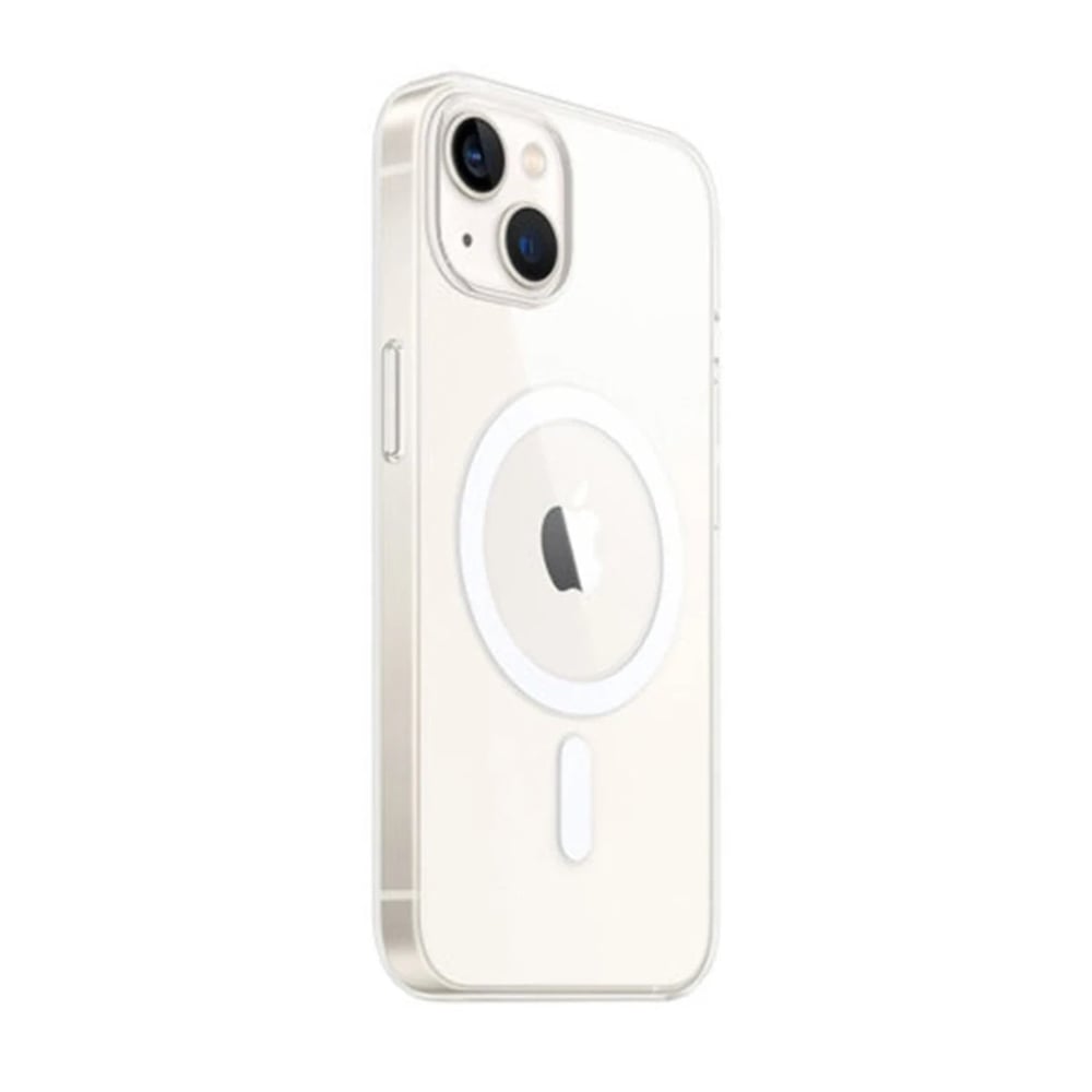 Mey İthalat®  iPhone 14 Kılıf Magneticsafe Şeffaf Silikon - Şeffaf
