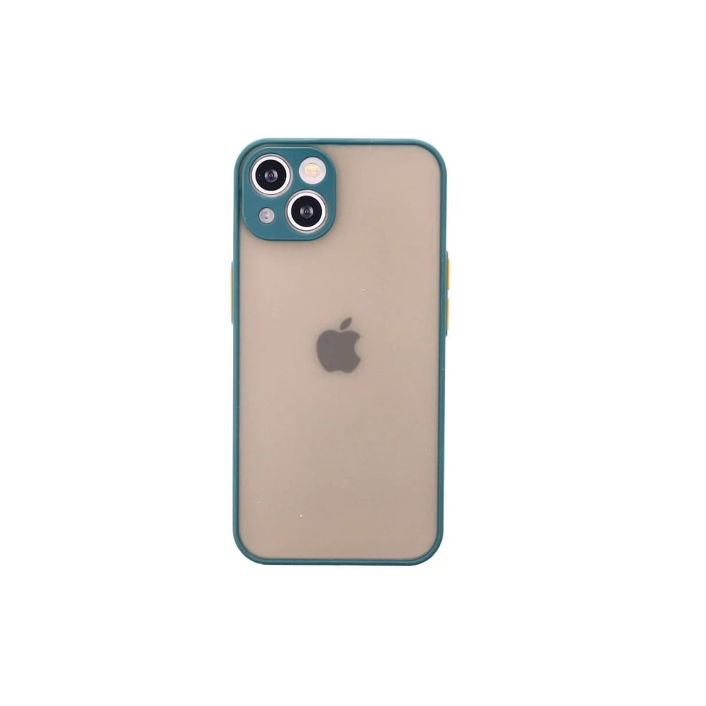 Mey İthalat®  iPhone 14 Kılıf Montreal Silikon Kapak - Yeşil