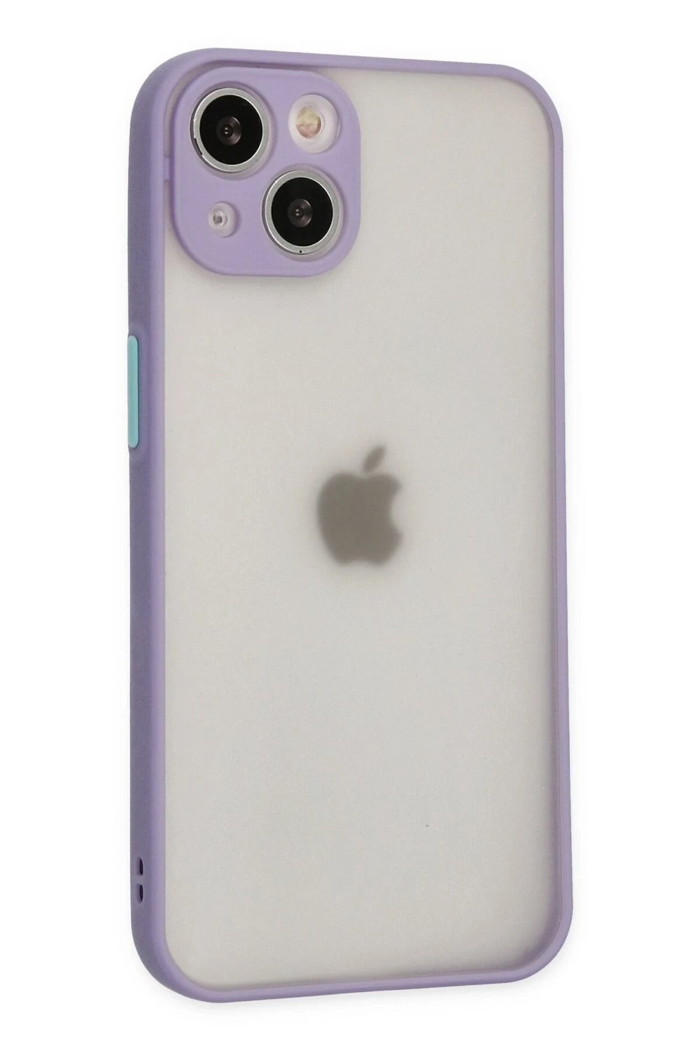 Mey İthalat®  iPhone 14 Kılıf Montreal Silikon Kapak - Mor