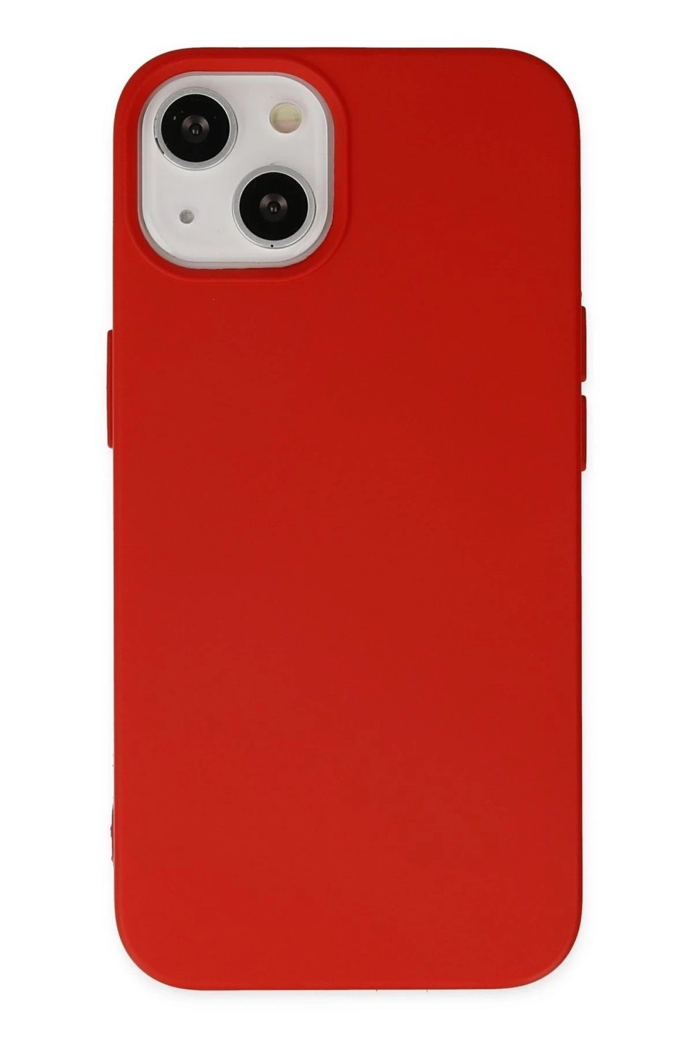 Mey İthalat®  iPhone 14 Kılıf Nano içi Kadife Silikon - Kırmızı