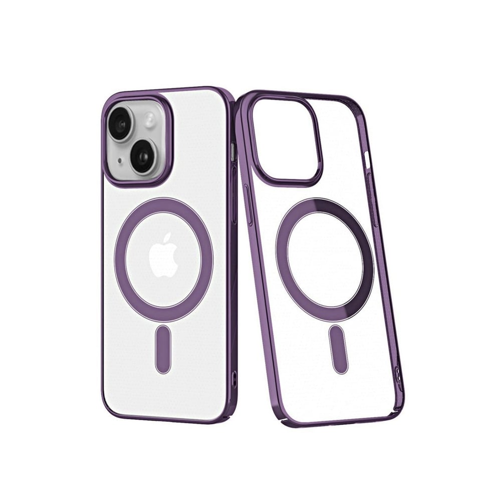 Mey İthalat®  iPhone 14 Plus Kılıf Element Magneticsafe Sert Kapak - Mor