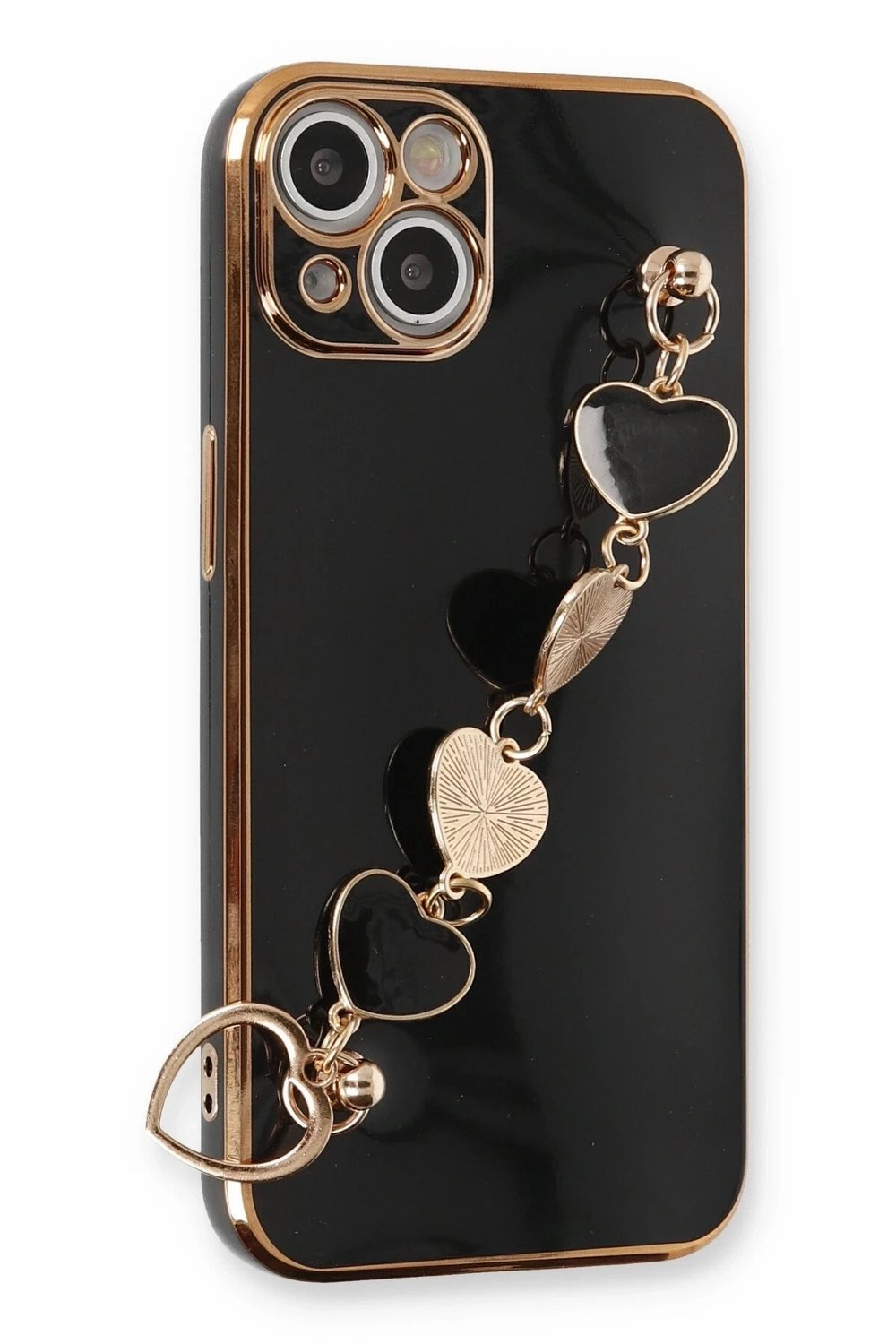 Mey İthalat®  iPhone 14 Plus Kılıf Esila Silikon - Siyah