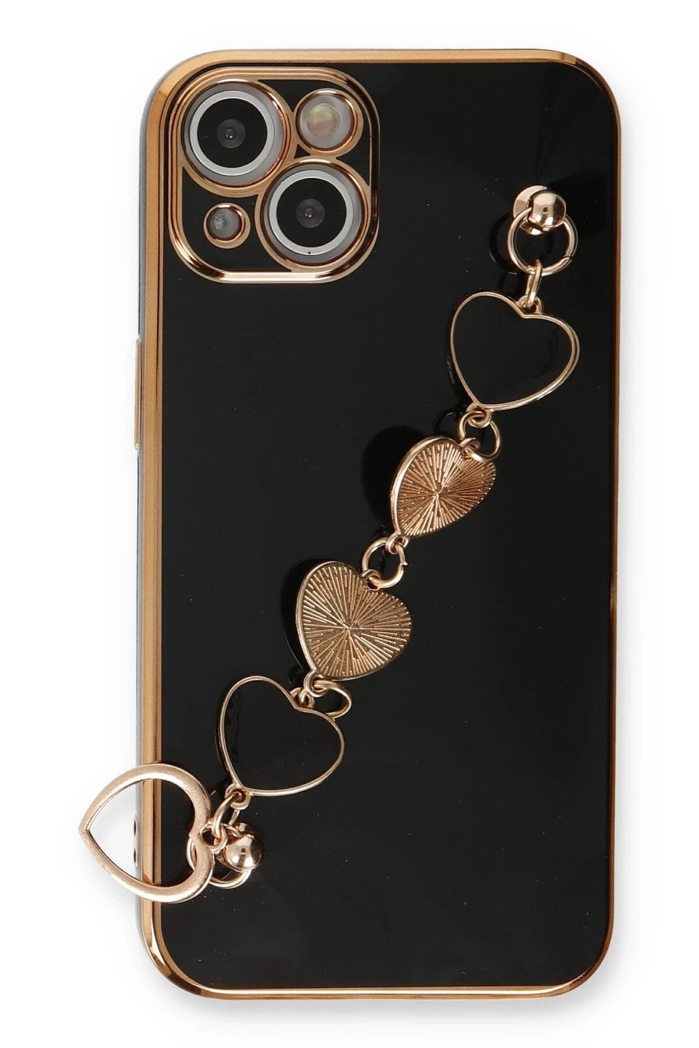 Mey İthalat®  iPhone 14 Plus Kılıf Esila Silikon - Siyah