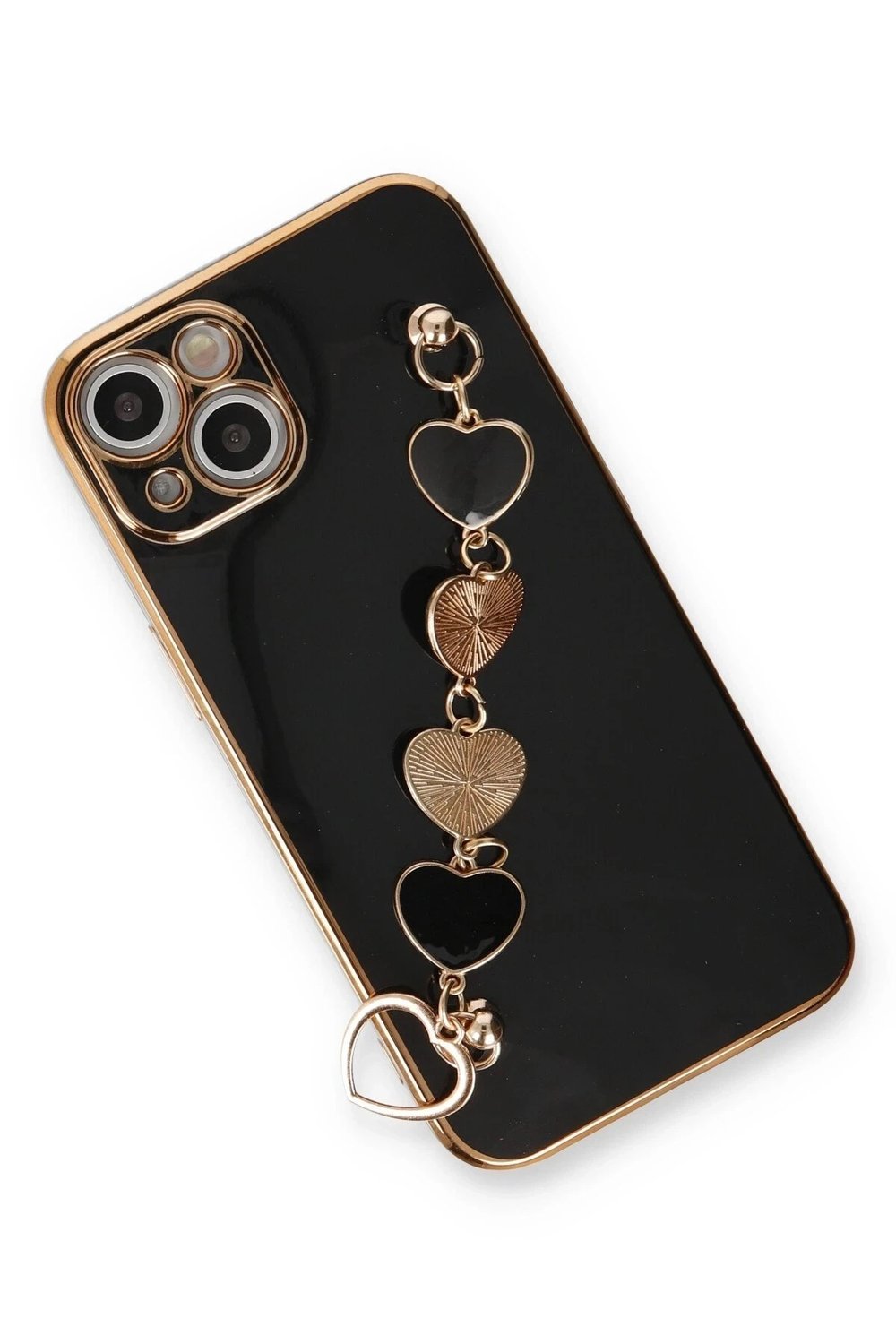 Mey İthalat®  iPhone 14 Plus Kılıf Esila Silikon - Siyah