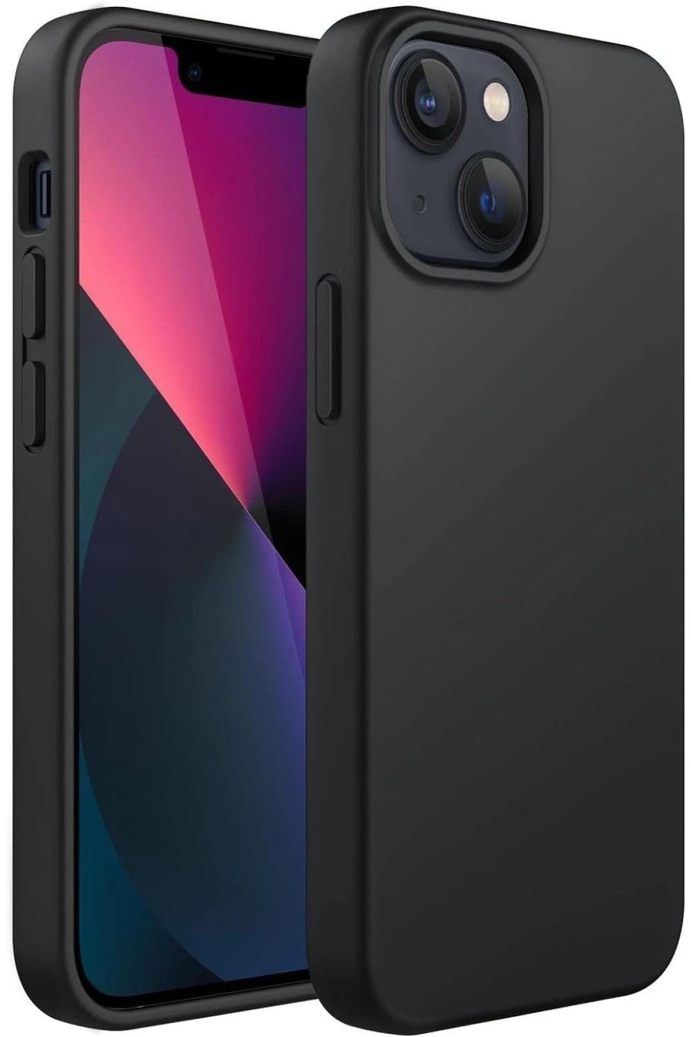 Mey İthalat®  iPhone 14 Plus Kılıf First Silikon - Siyah