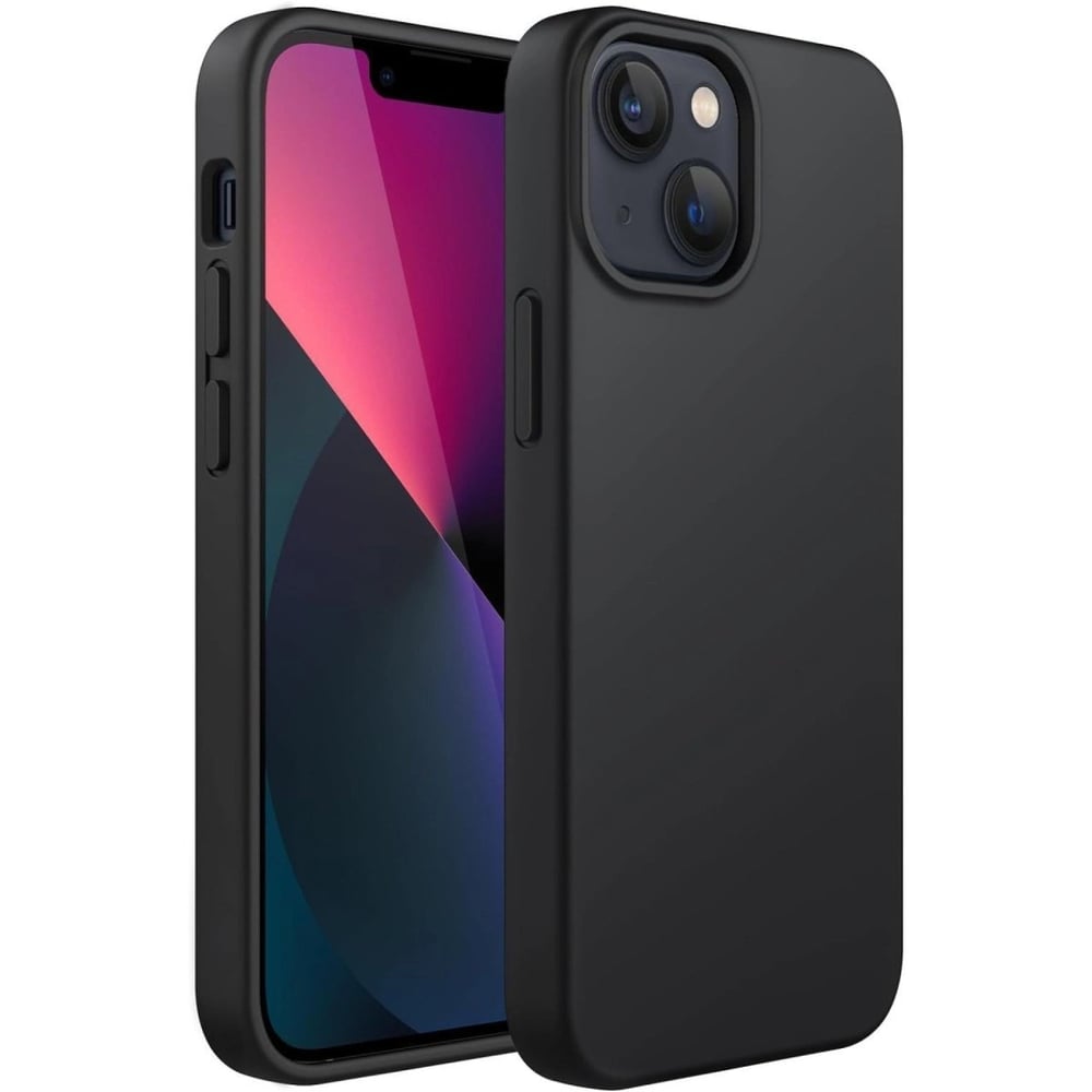 Mey İthalat®  iPhone 14 Plus Kılıf First Silikon - Siyah