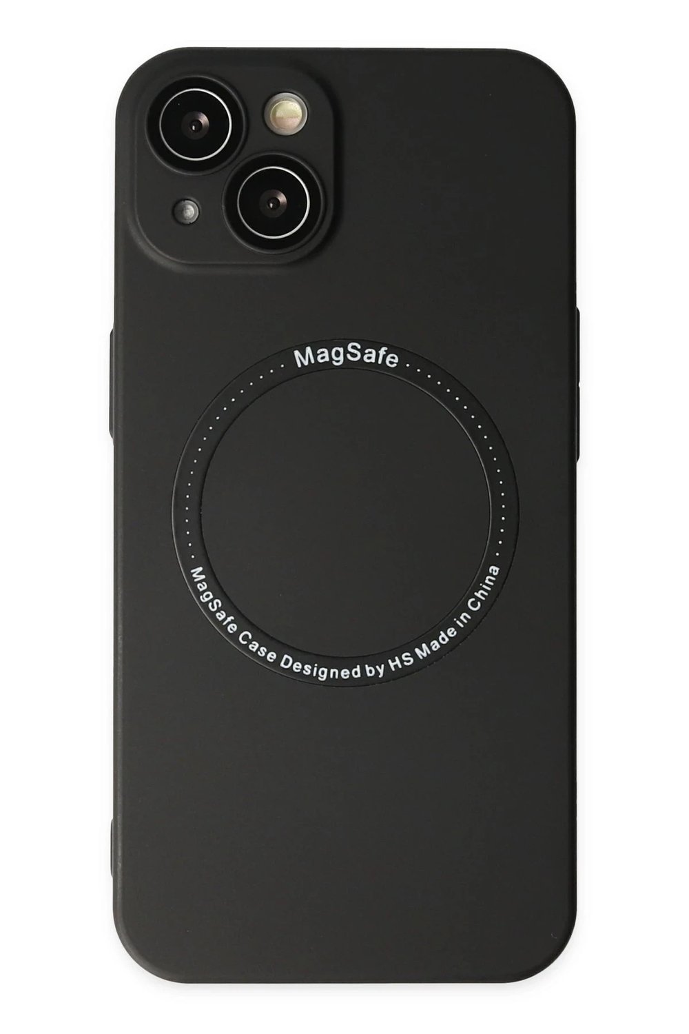 Mey İthalat®  iPhone 14 Plus Kılıf Jack Magneticsafe Lens Silikon - Siyah