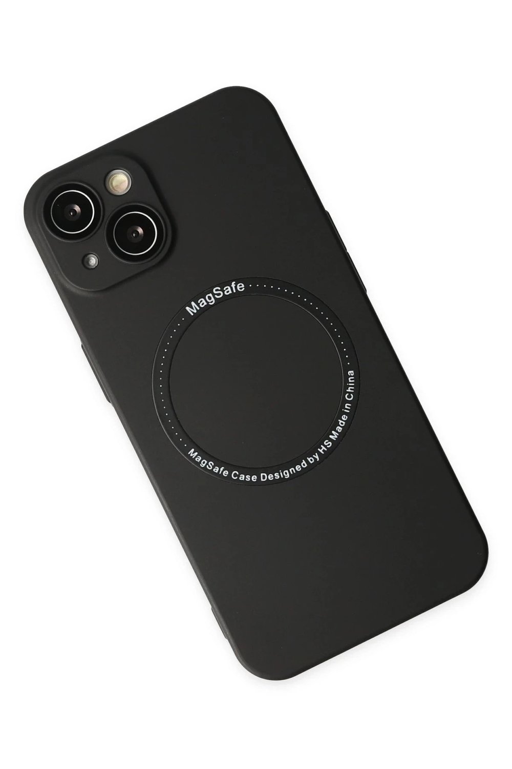 Mey İthalat®  iPhone 14 Plus Kılıf Jack Magneticsafe Lens Silikon - Siyah