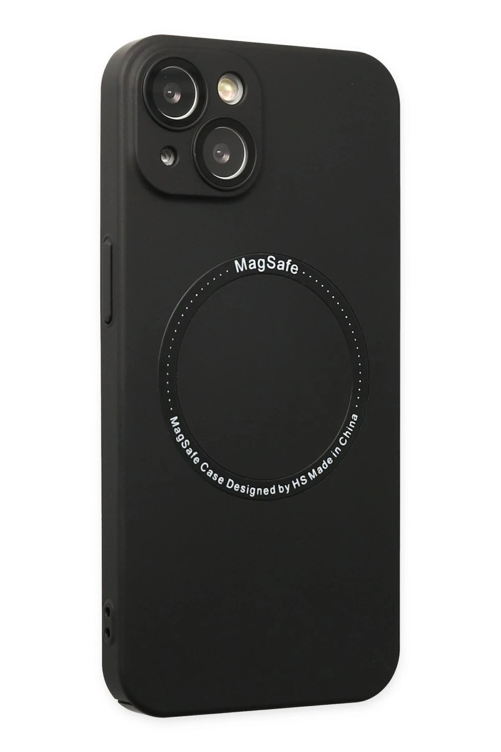 Mey İthalat®  iPhone 14 Plus Kılıf Jack Magneticsafe Lens Silikon - Siyah