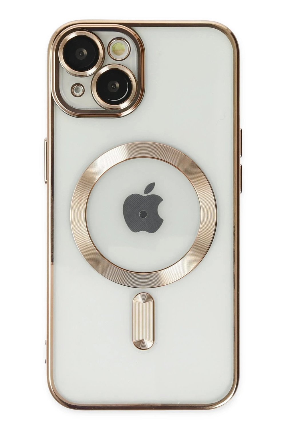 Mey İthalat®  iPhone 14 Plus Kılıf Kross Magneticsafe Kapak - Gold