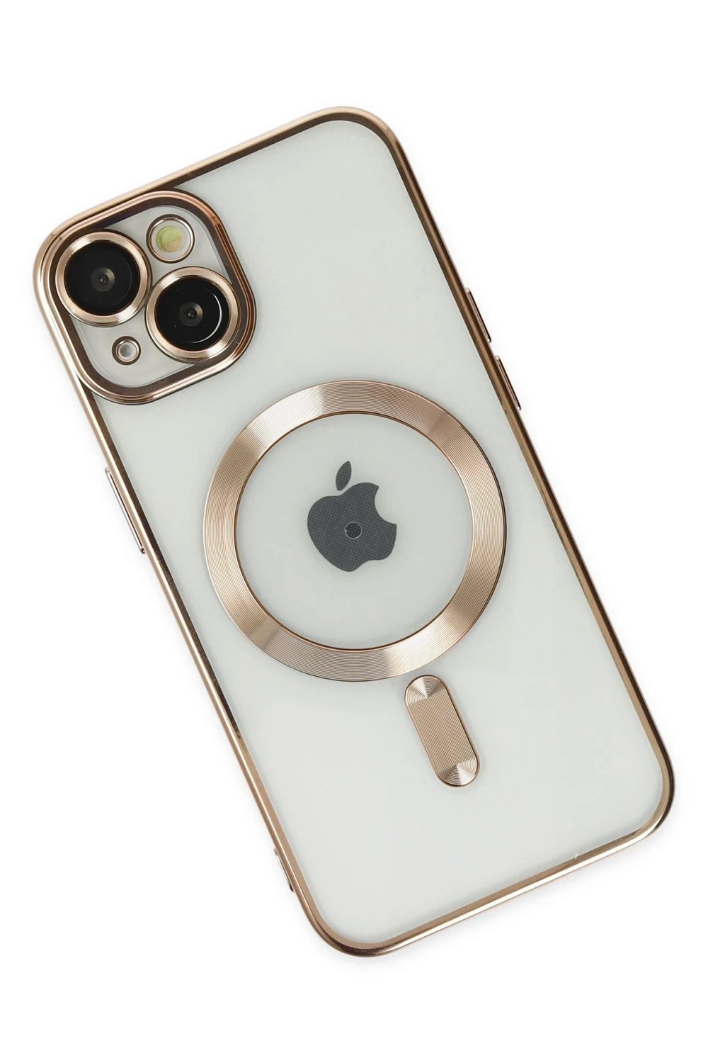 Mey İthalat®  iPhone 14 Plus Kılıf Kross Magneticsafe Kapak - Gold
