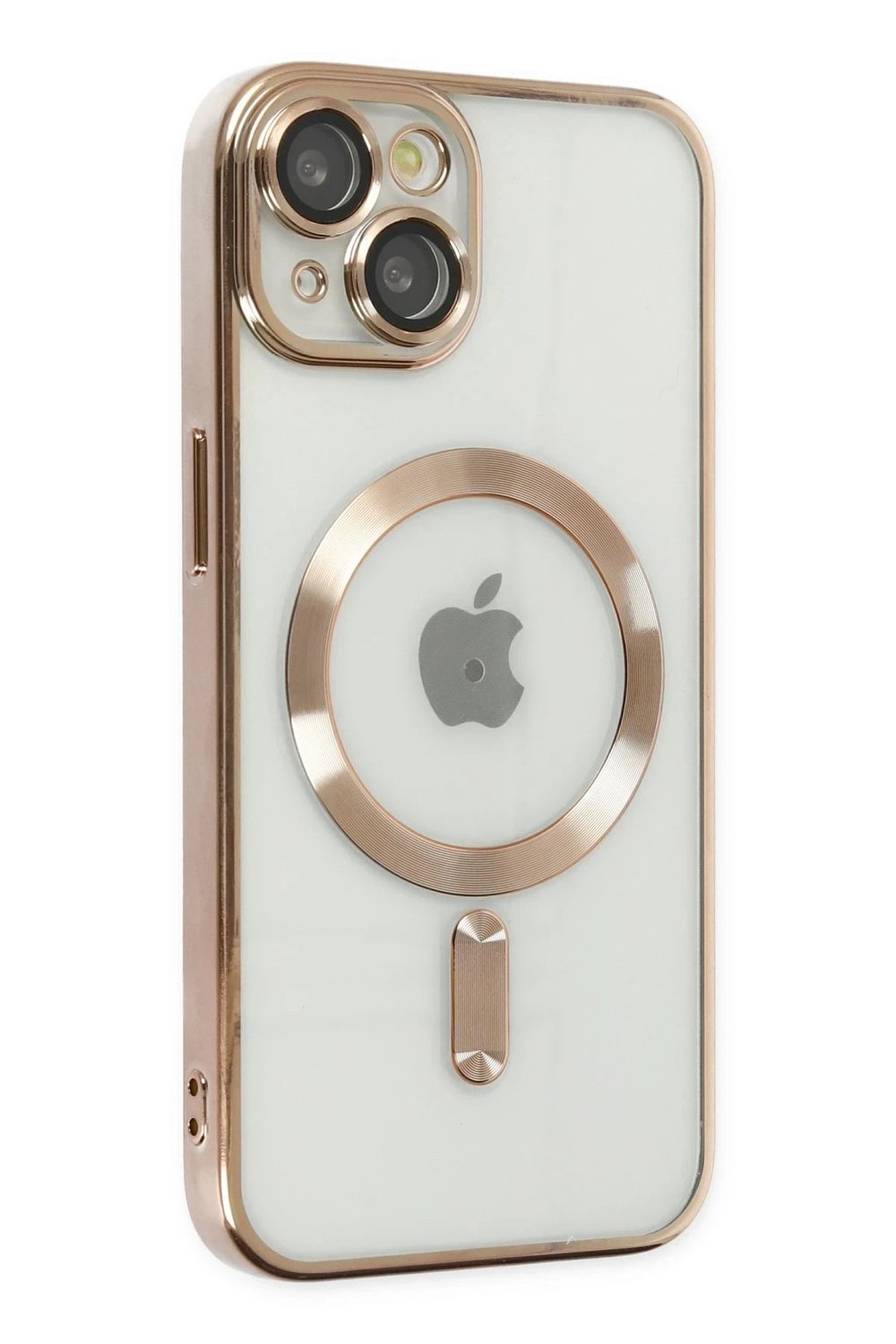 Mey İthalat®  iPhone 14 Plus Kılıf Kross Magneticsafe Kapak - Gold