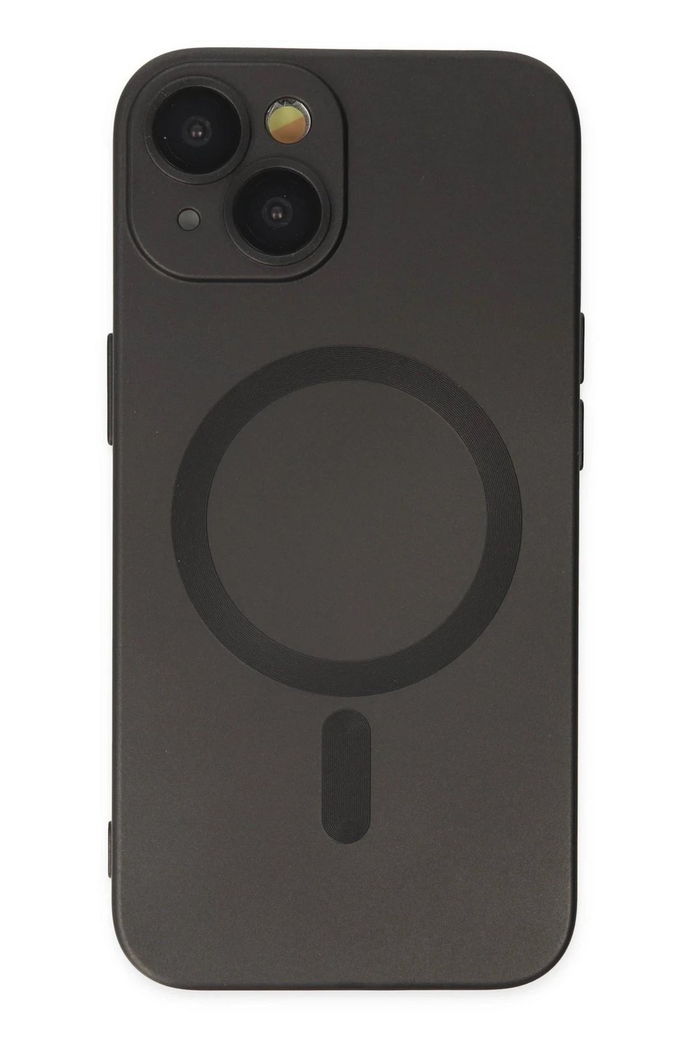 Mey İthalat®  iPhone 14 Plus Kılıf Moshi Lens Magneticsafe Silikon - Siyah