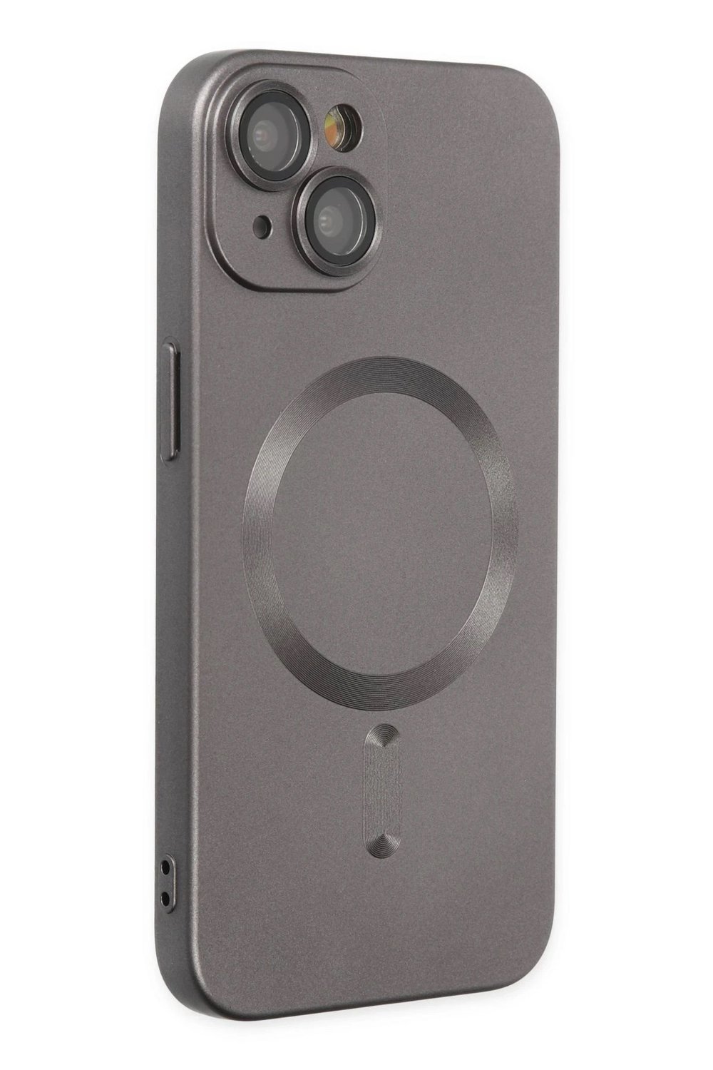 Mey İthalat®  iPhone 14 Plus Kılıf Moshi Lens Magneticsafe Silikon - Füme