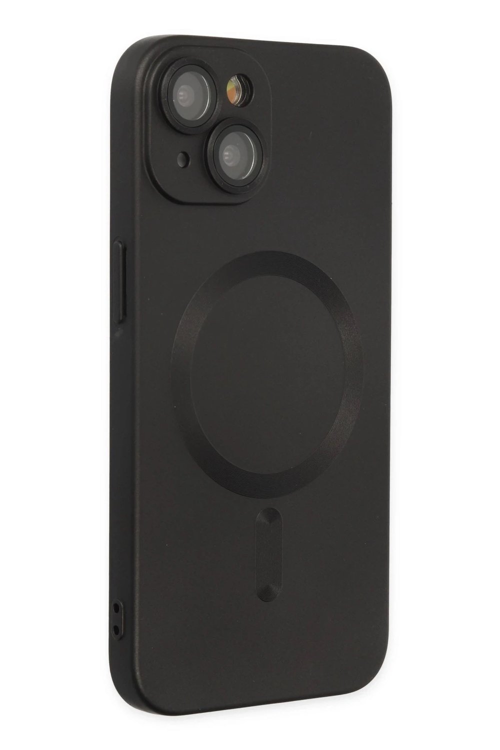 Mey İthalat®  iPhone 14 Plus Kılıf Moshi Lens Magneticsafe Silikon - Siyah