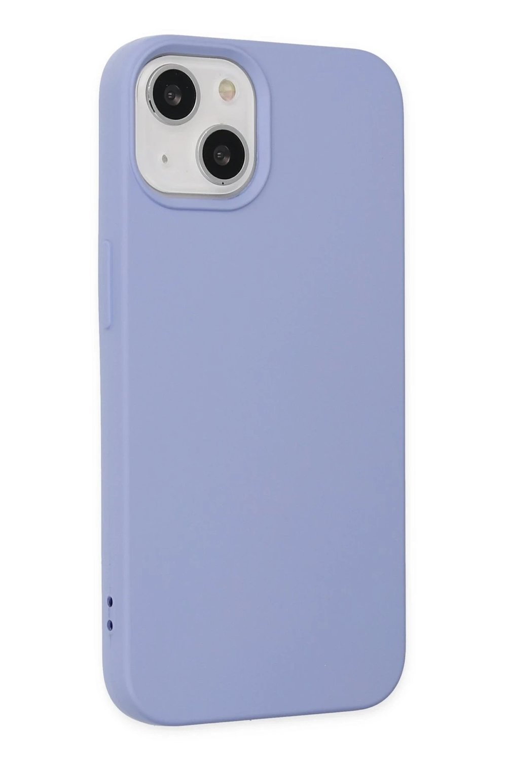 Mey İthalat®  iPhone 14 Plus Kılıf Nano içi Kadife Silikon - Lila