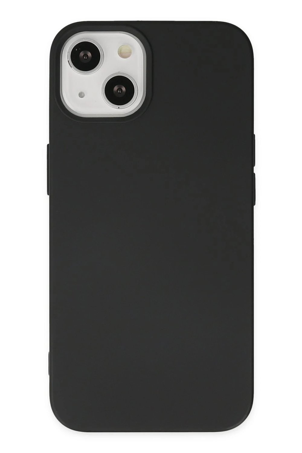 Mey İthalat®  iPhone 14 Plus Kılıf Nano içi Kadife Silikon - Siyah