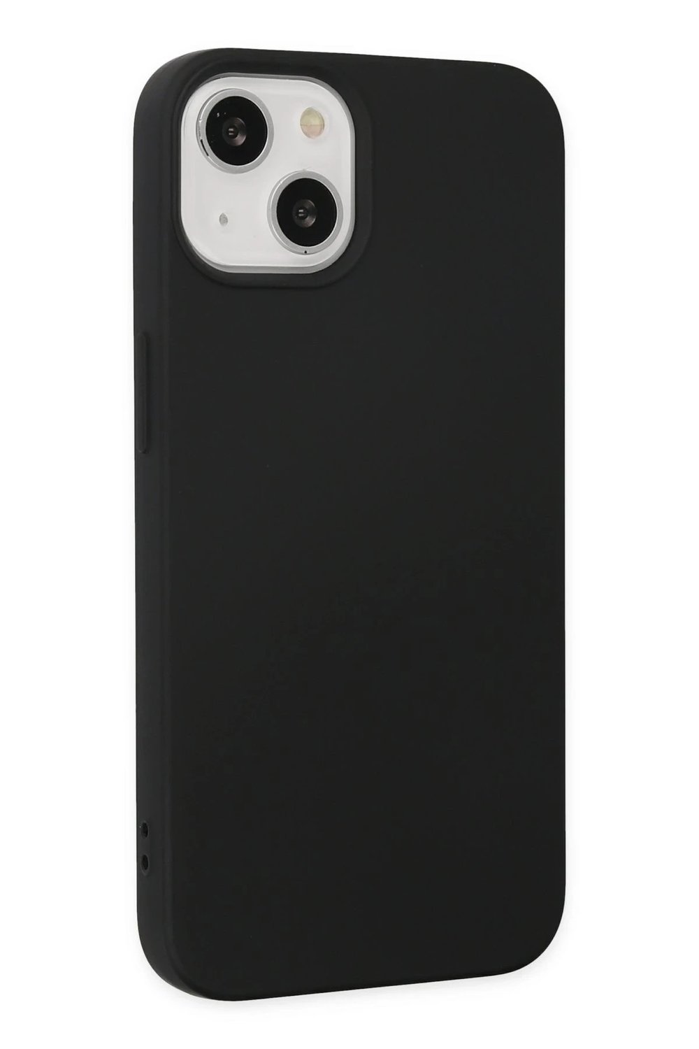 Mey İthalat®  iPhone 14 Plus Kılıf Nano içi Kadife Silikon - Siyah