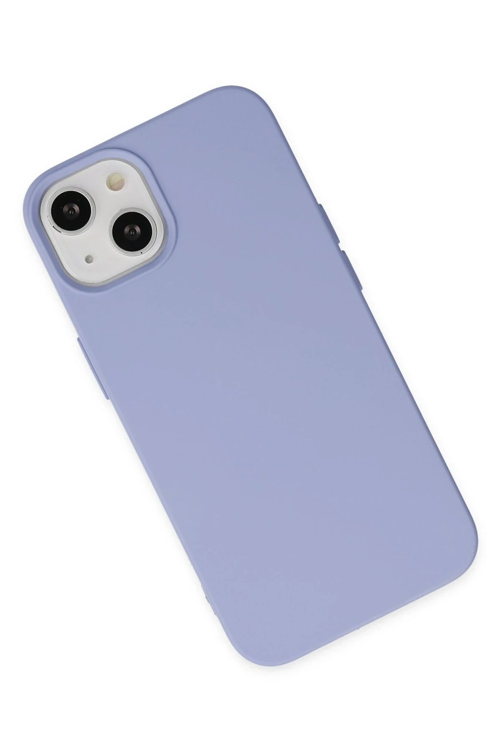 Mey İthalat®  iPhone 14 Plus Kılıf Nano içi Kadife Silikon - Lila