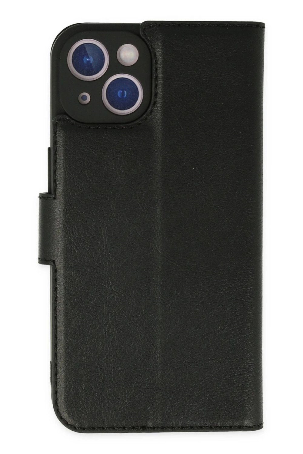 Mey İthalat®  iPhone 14 Plus Kılıf Trend S Plus Kapaklı Kılıf - Siyah