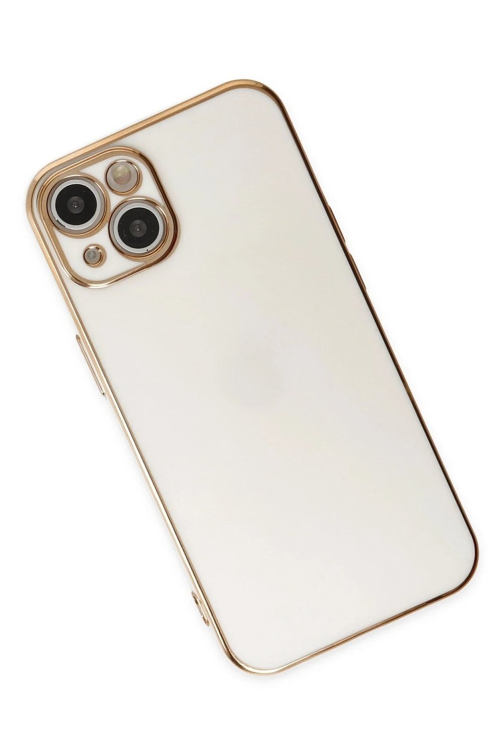Mey İthalat®  iPhone 14 Plus Kılıf Volet Silikon - Beyaz