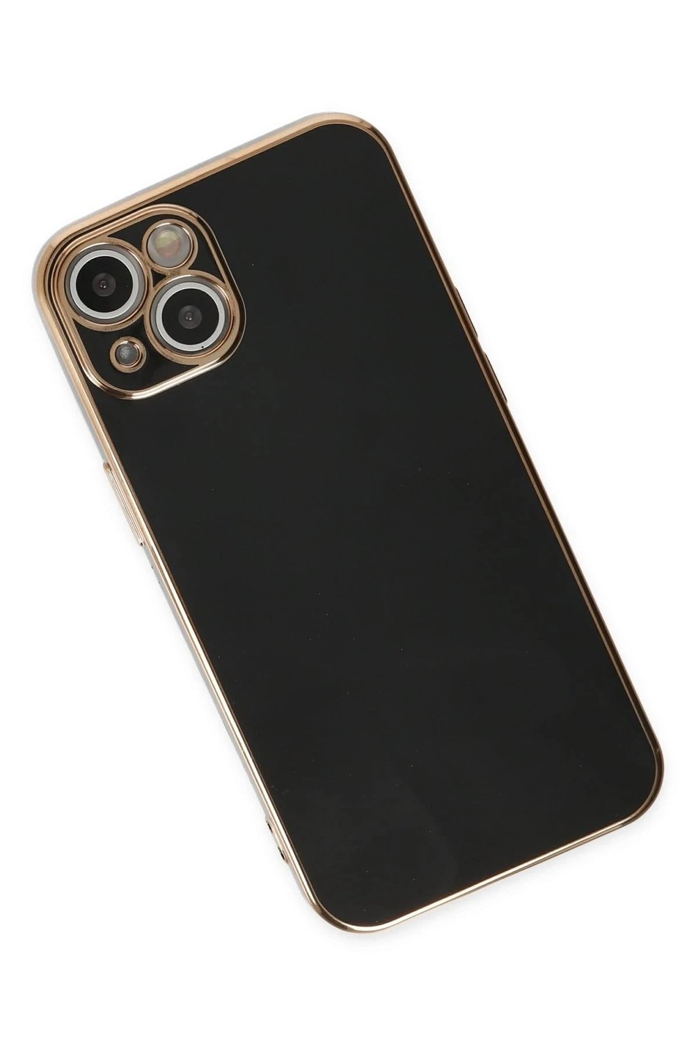 Mey İthalat®  iPhone 14 Plus Kılıf Volet Silikon - Siyah