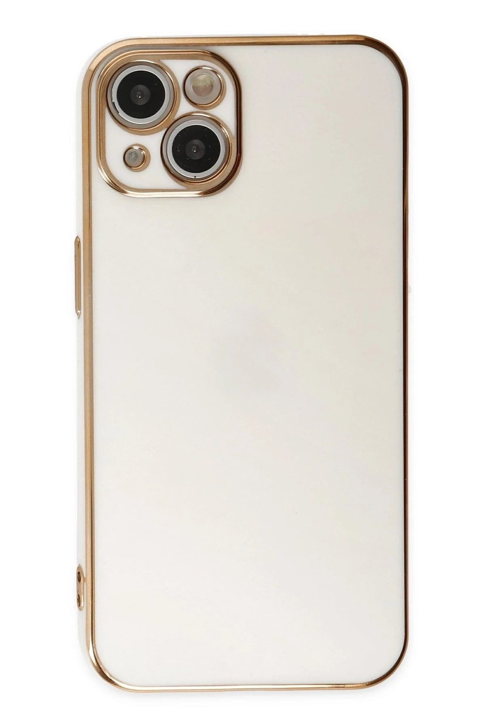Mey İthalat®  iPhone 14 Plus Kılıf Volet Silikon - Beyaz