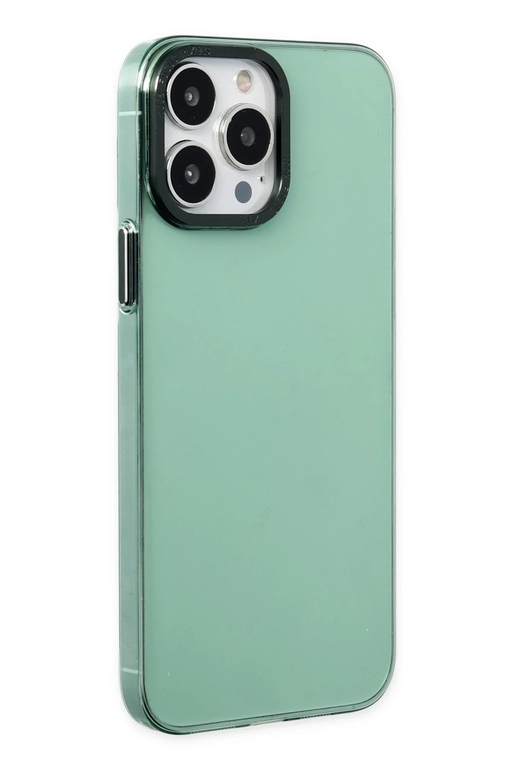 Mey İthalat®  iPhone 14 Pro Kılıf Anka PC Sert Metal Kapak - Yeşil