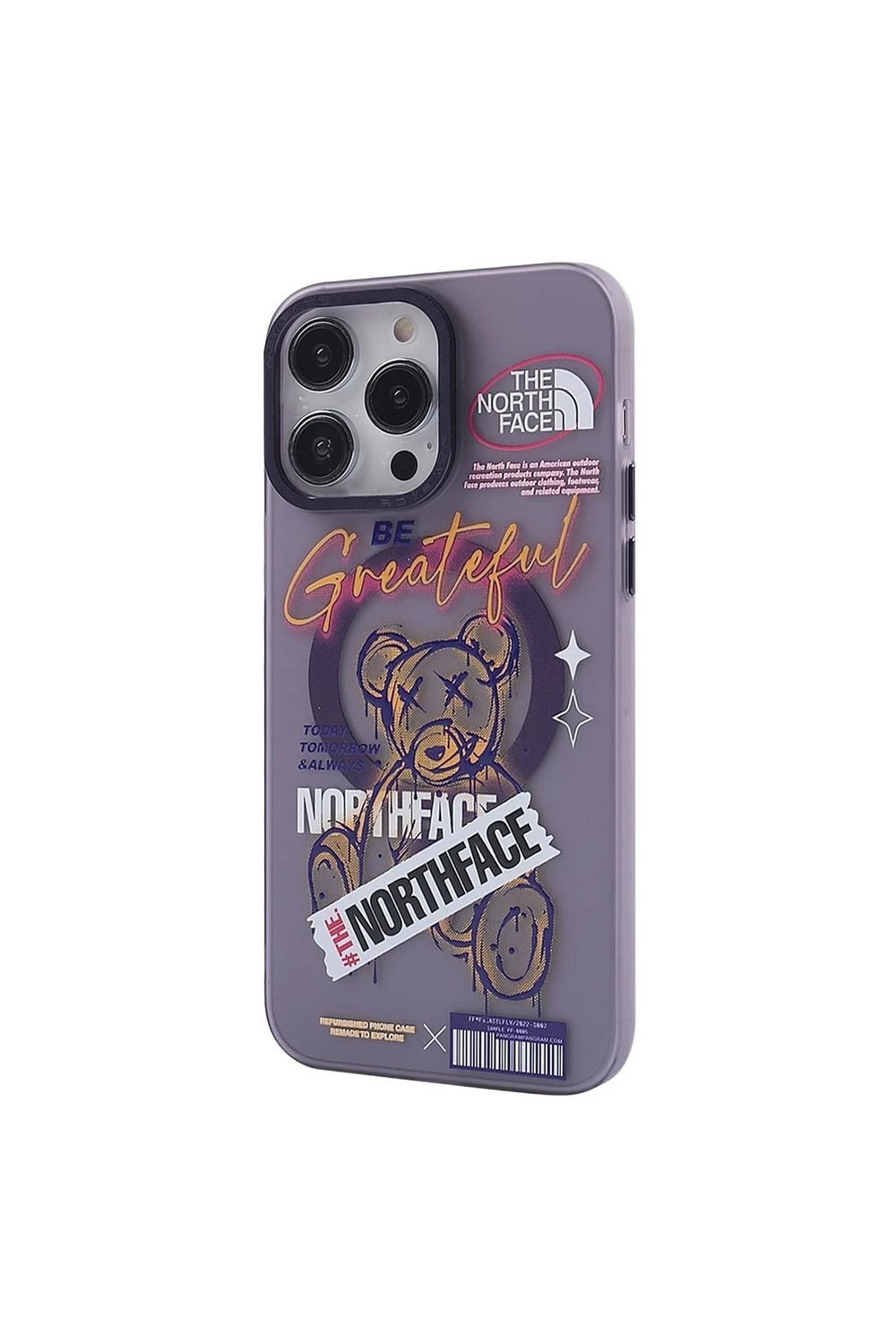 Mey İthalat®  iPhone 14 Pro Kılıf Apollo Magneticsafe Desenli Kapak - Apollo Mor - 2