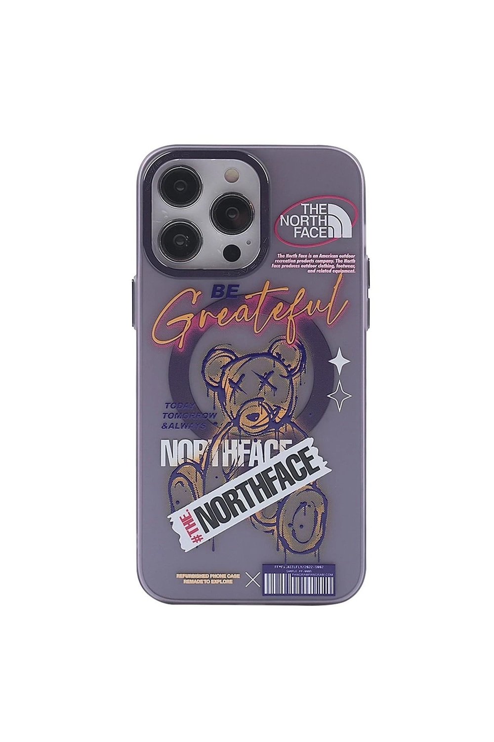 Mey İthalat®  iPhone 14 Pro Kılıf Apollo Magneticsafe Desenli Kapak - Apollo Mor - 2