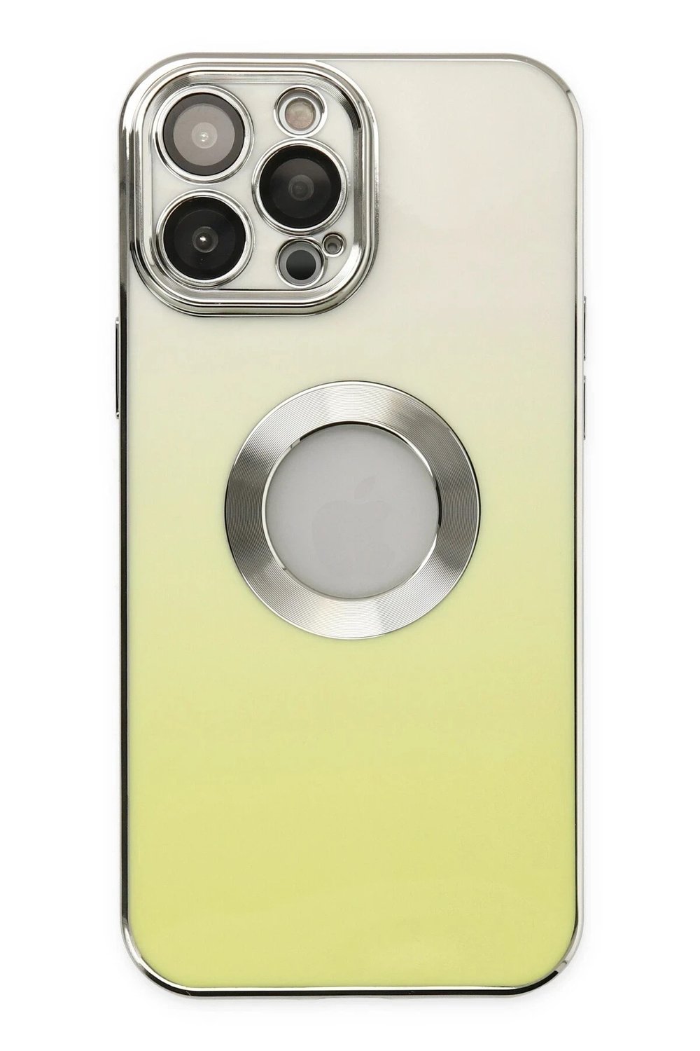 Mey İthalat®  iPhone 14 Pro Kılıf Best Silikon - Sarı