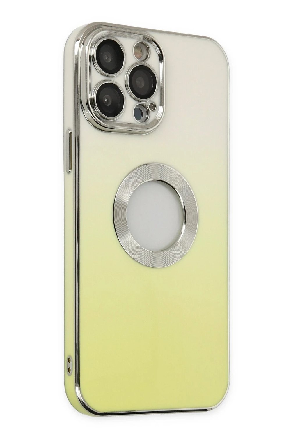 Mey İthalat®  iPhone 14 Pro Kılıf Best Silikon - Sarı