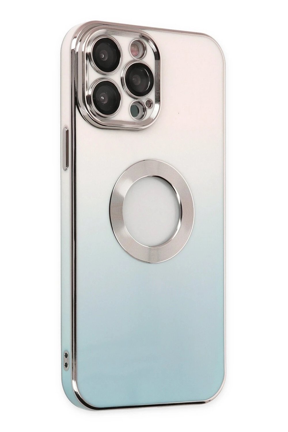 Mey İthalat®  iPhone 14 Pro Kılıf Best Silikon - Turkuaz