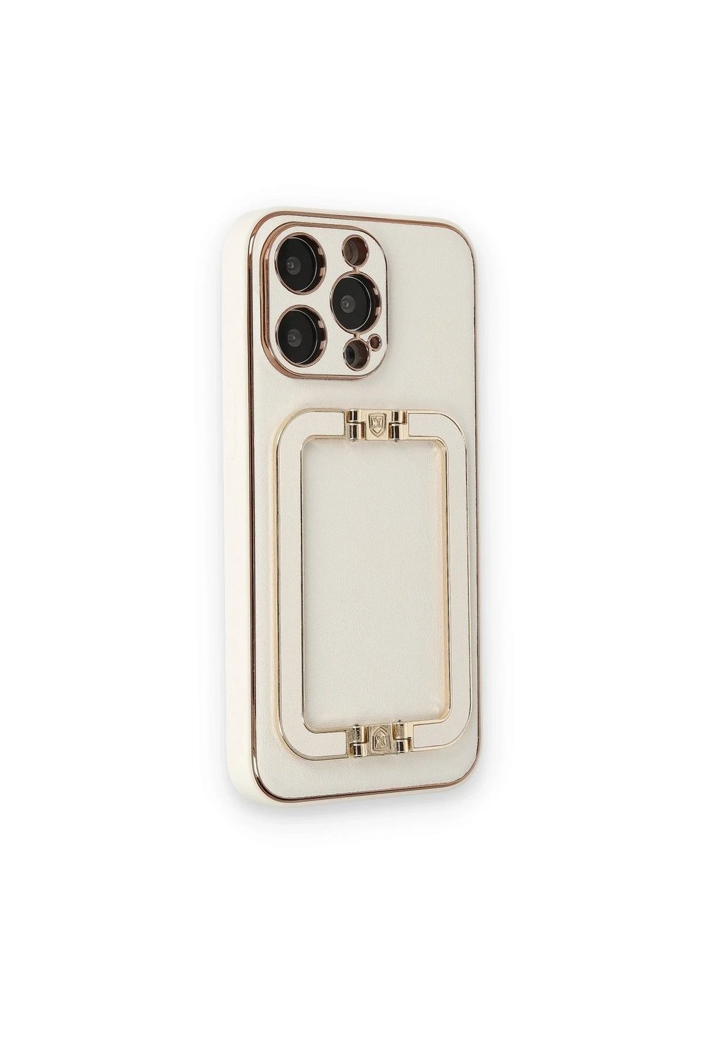 Mey İthalat®  iPhone 14 Pro Kılıf Coco Elit Kapak - Beyaz