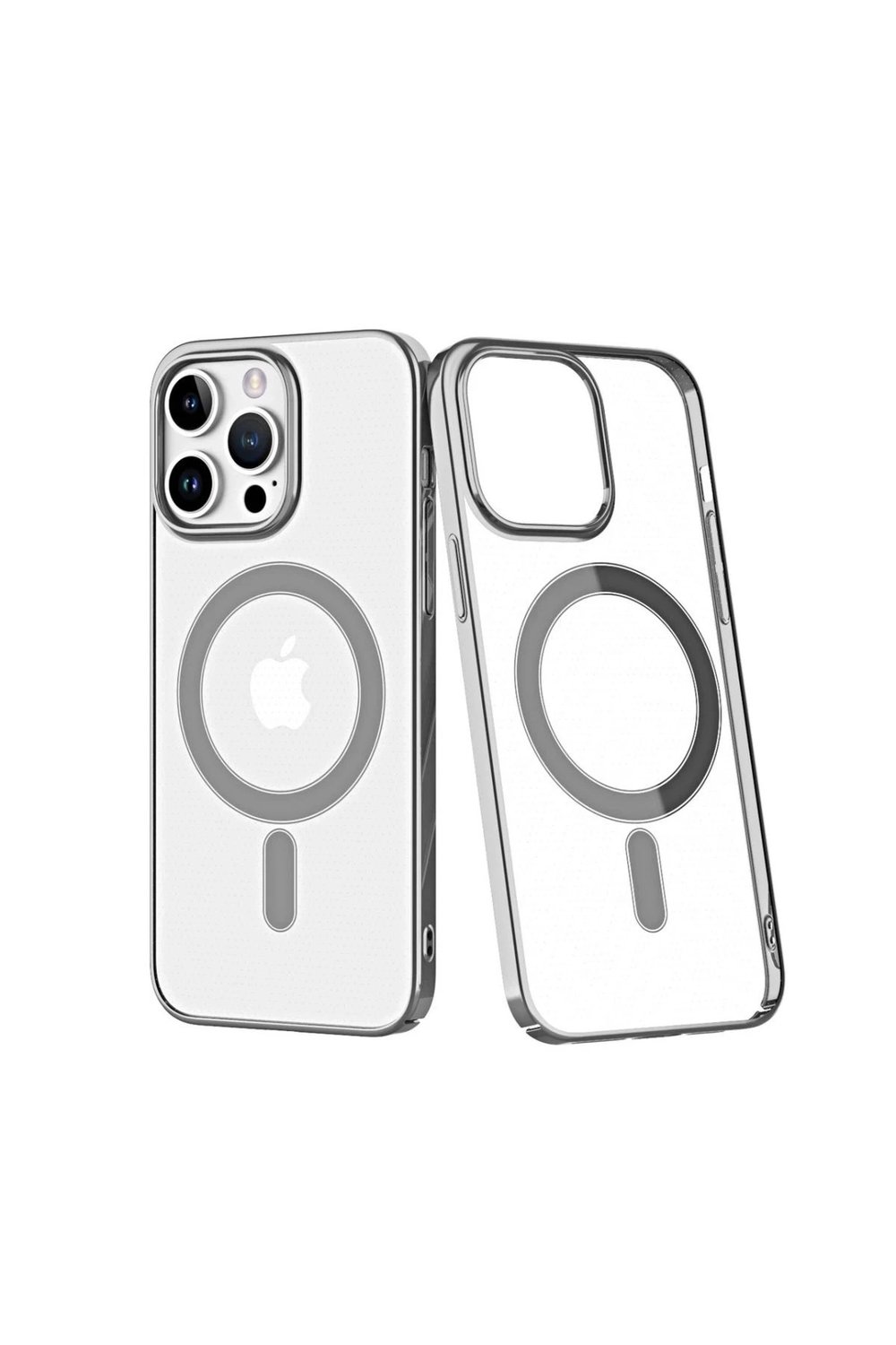 Mey İthalat®  iPhone 14 Pro Kılıf Element Magneticsafe Sert Kapak - Gümüş