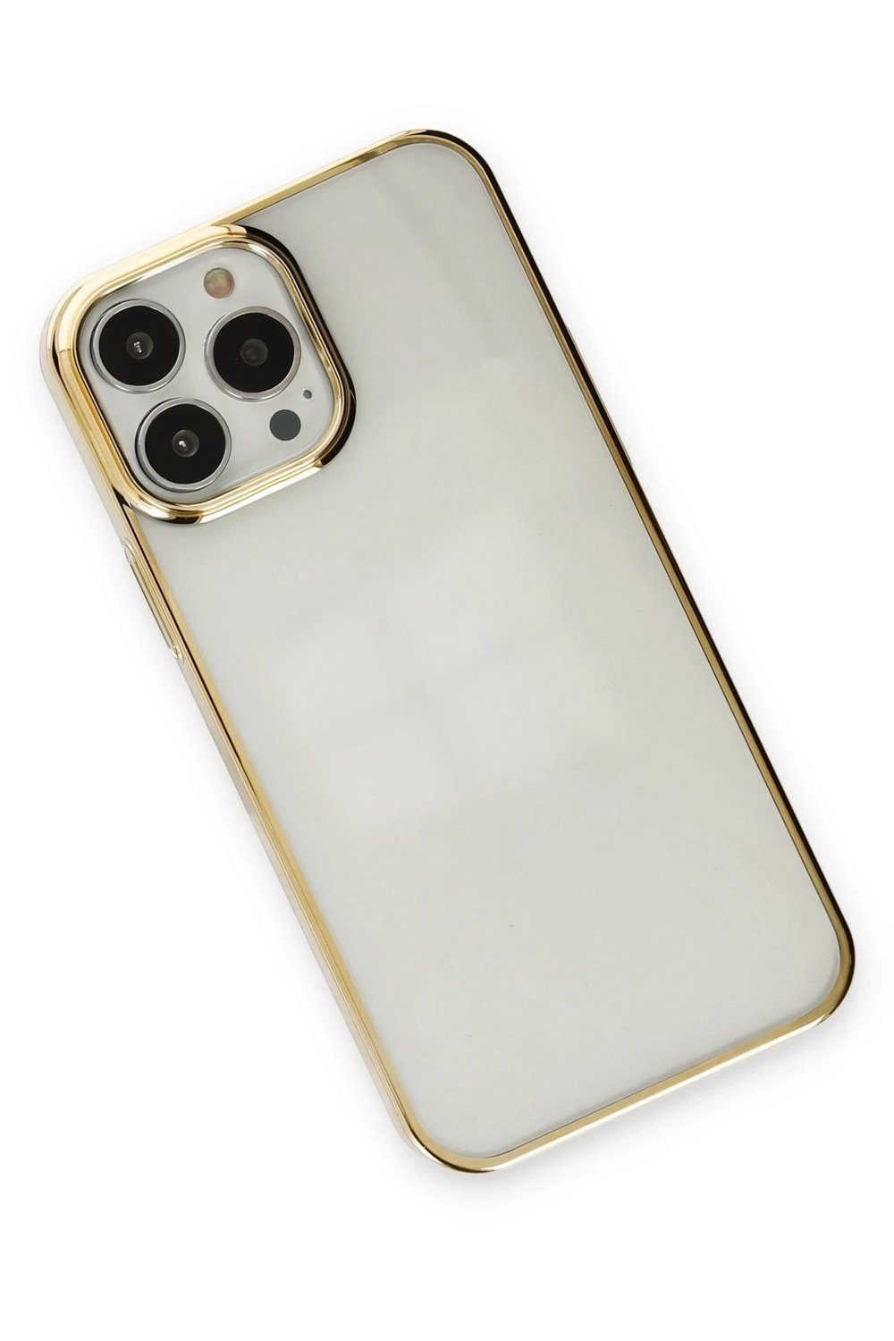 Mey İthalat®  iPhone 14 Pro Kılıf Element Silikon - Gold